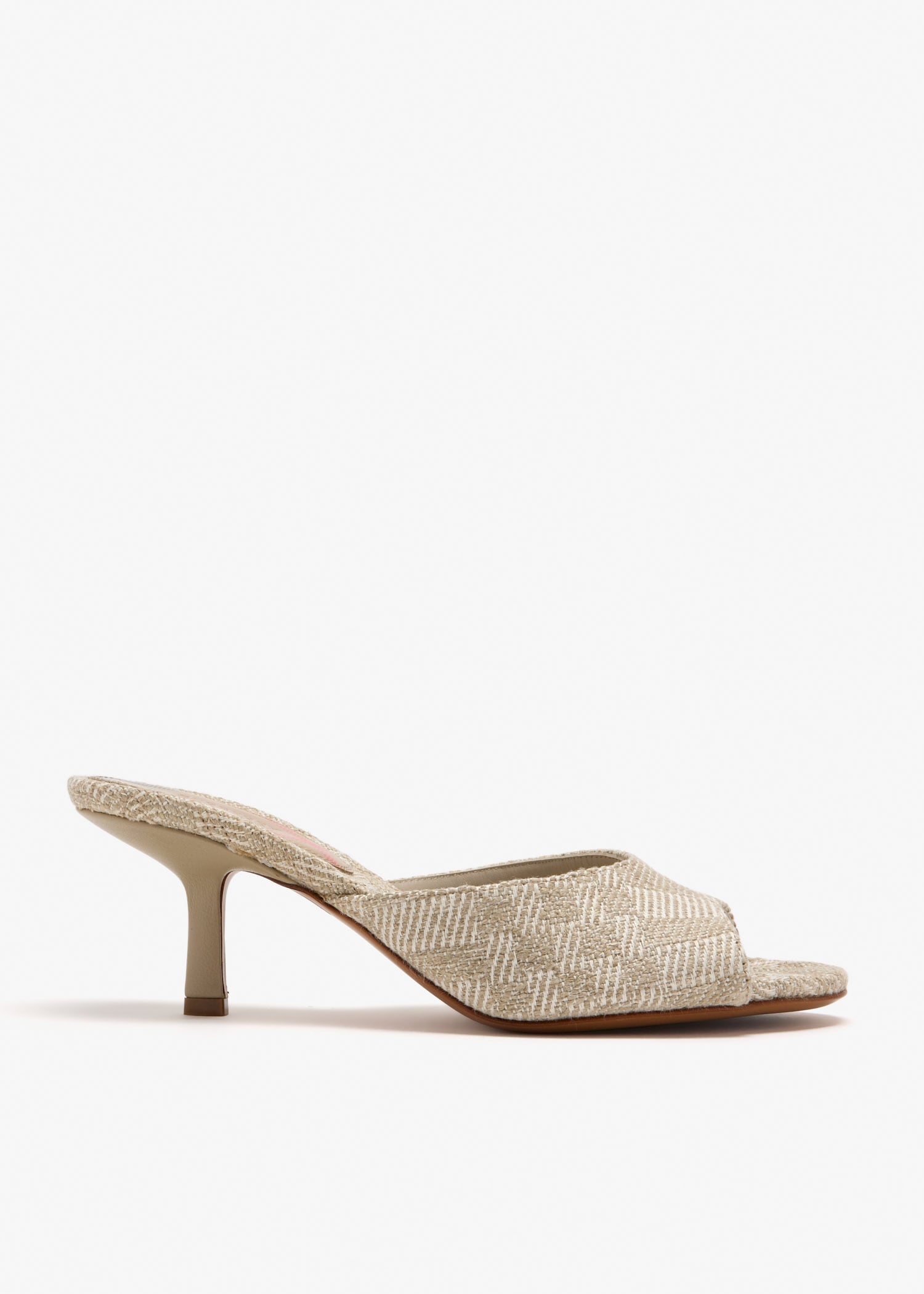 

Check Mews sandals, Beige