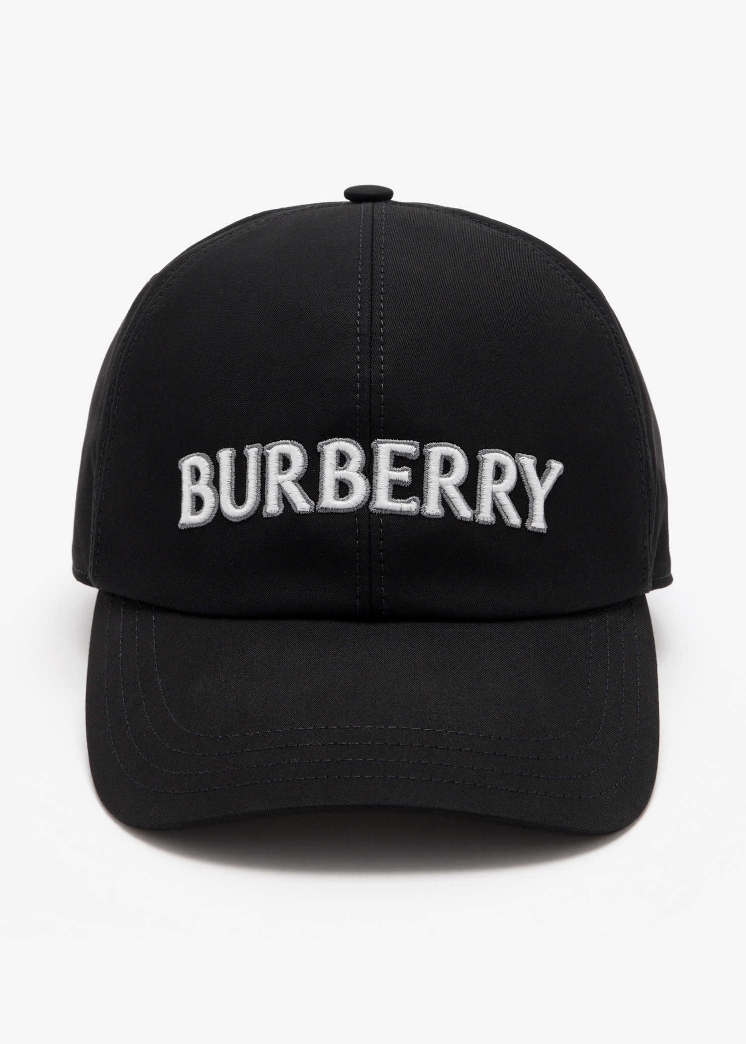 

Logo Gabardine Baseball cap, Black