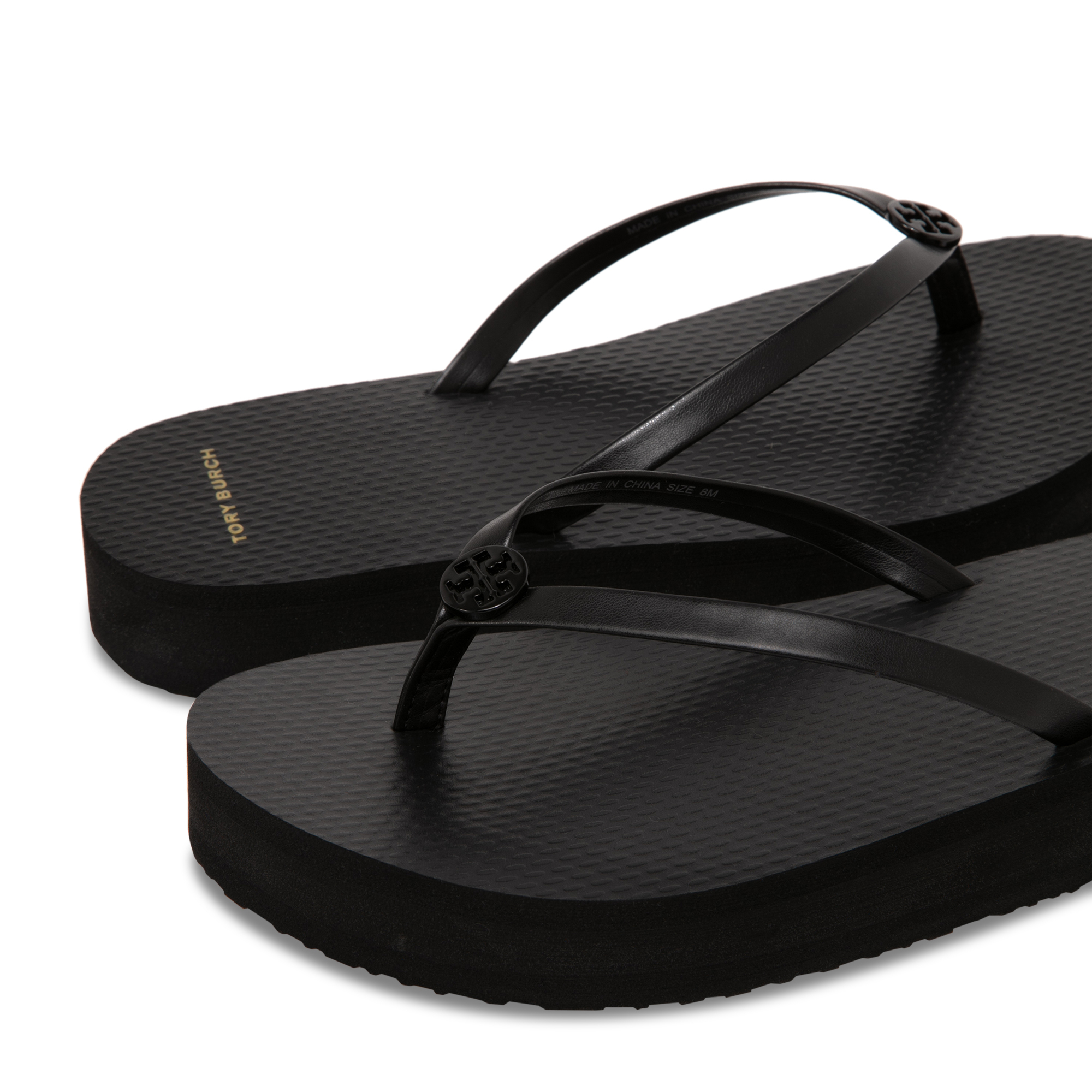 

Flatform flip flops, Black
