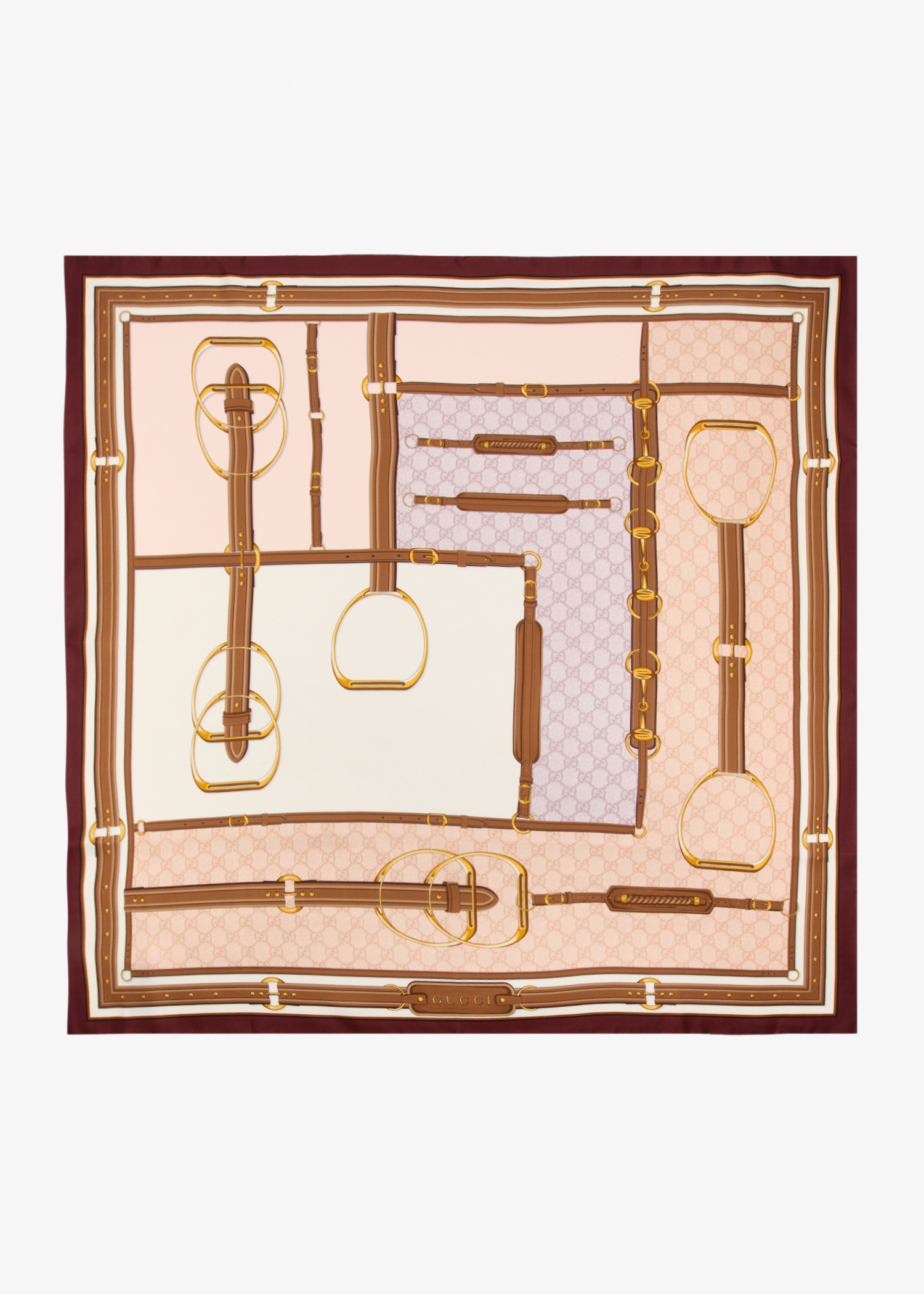 

Printed silk twill carré