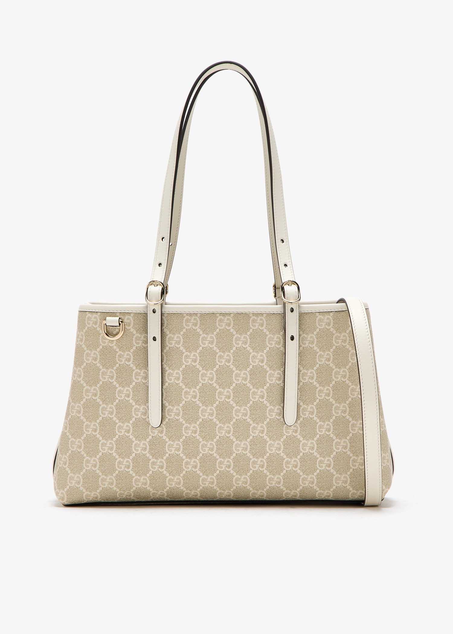 

GG Emblem small tote bag, Beige