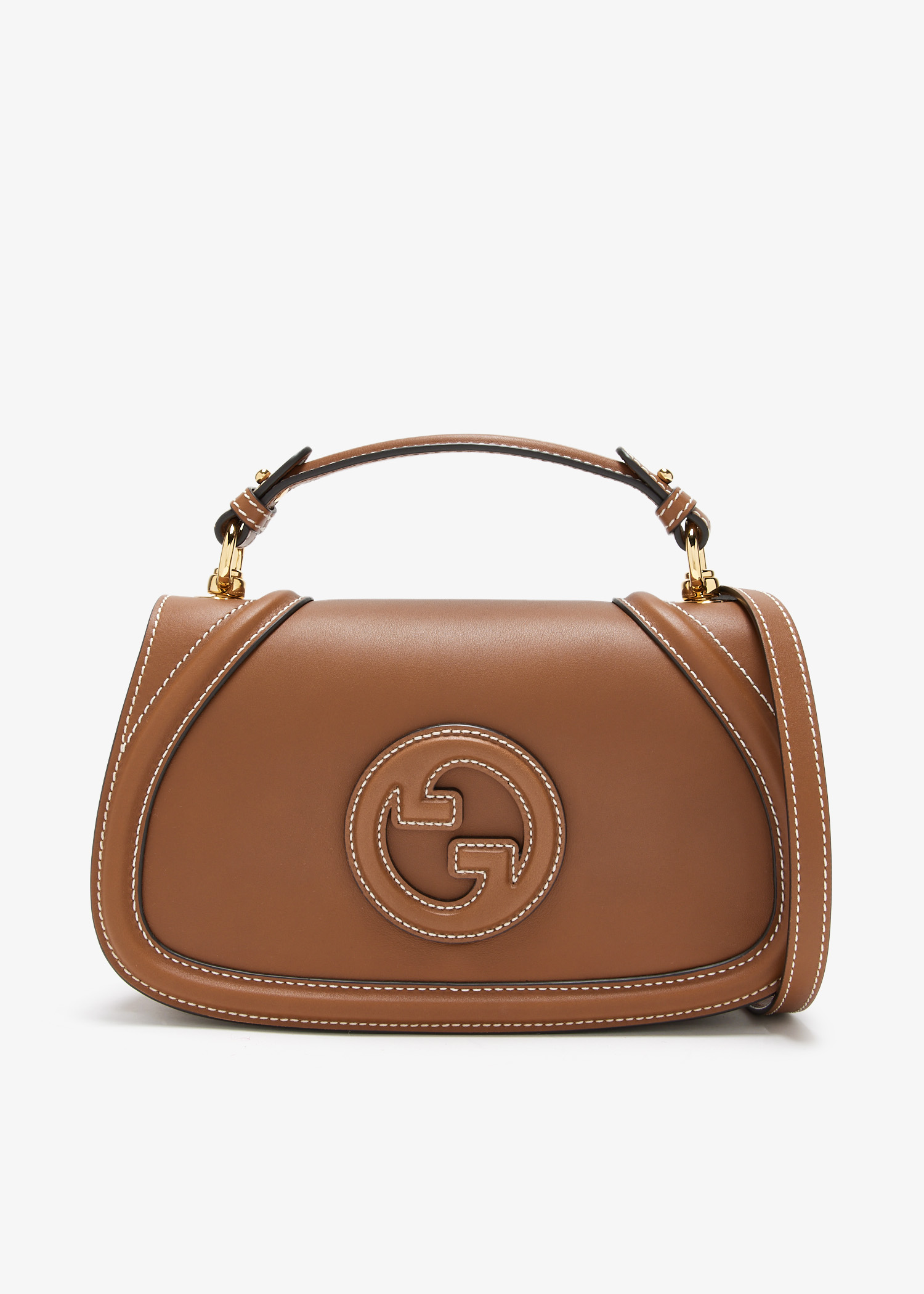 

Blondie small top handle bag, Brown