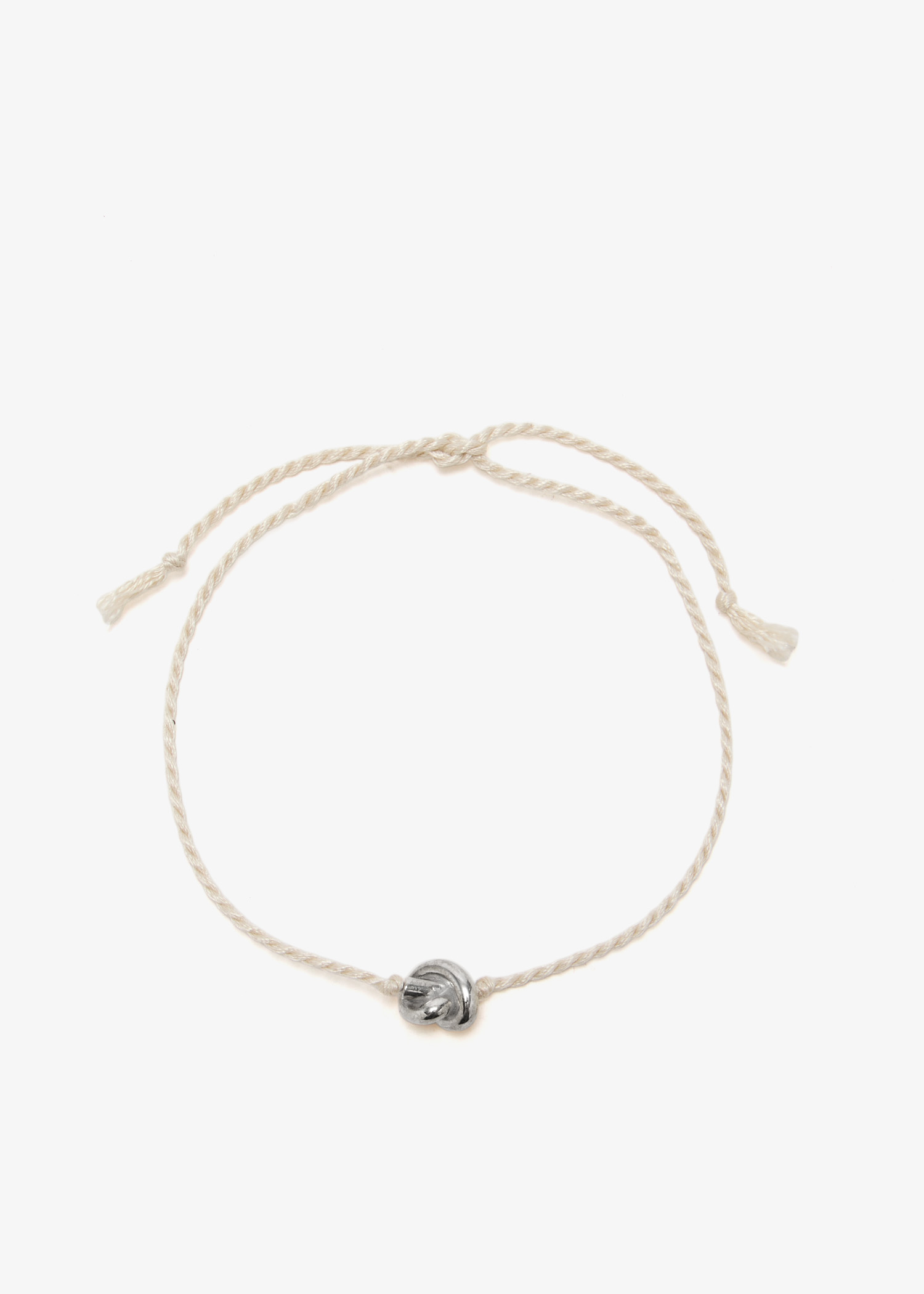 

Friendship bracelet, Cream