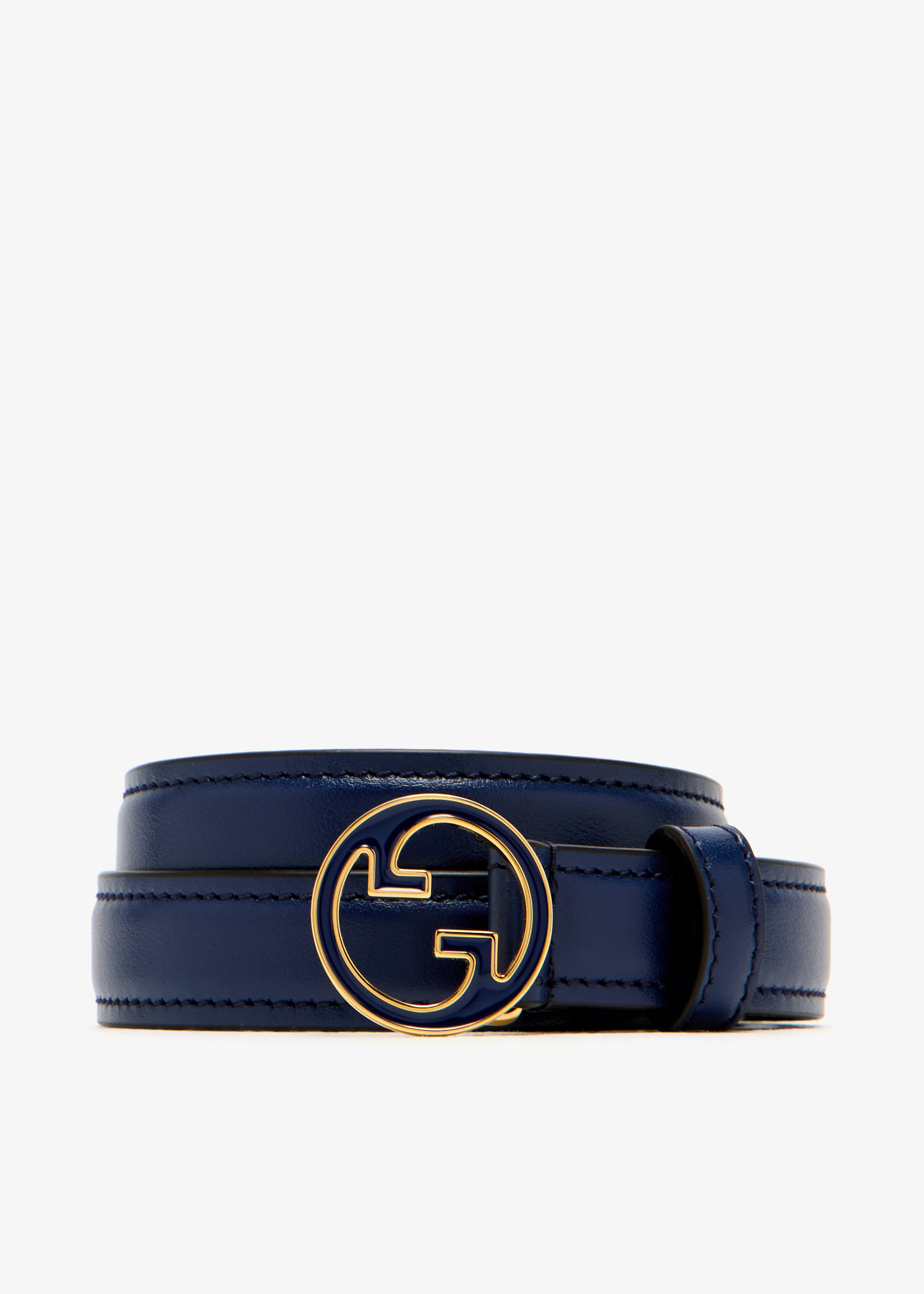 

Blondie thin belt, Navy