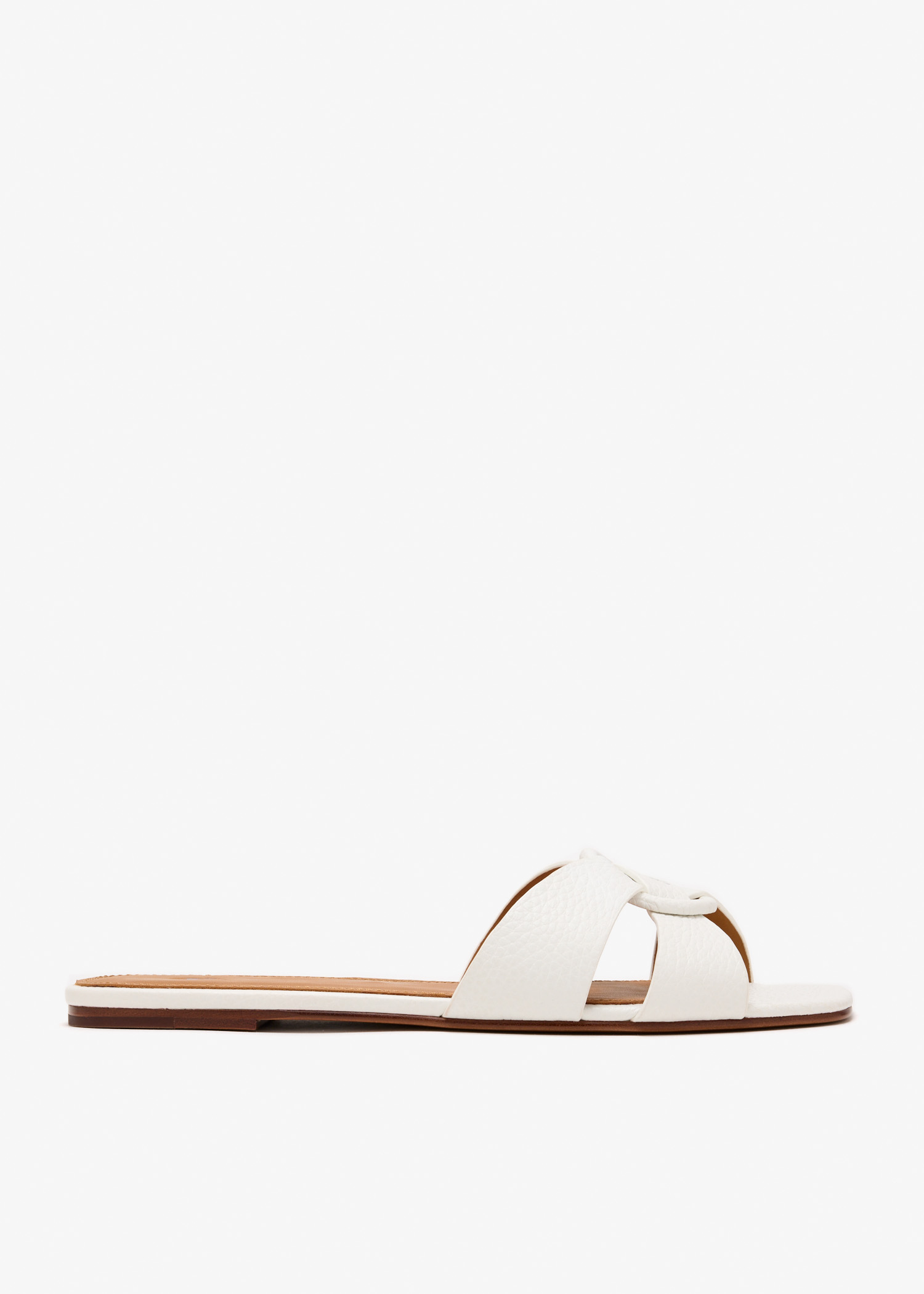

O-Ring sandals, White