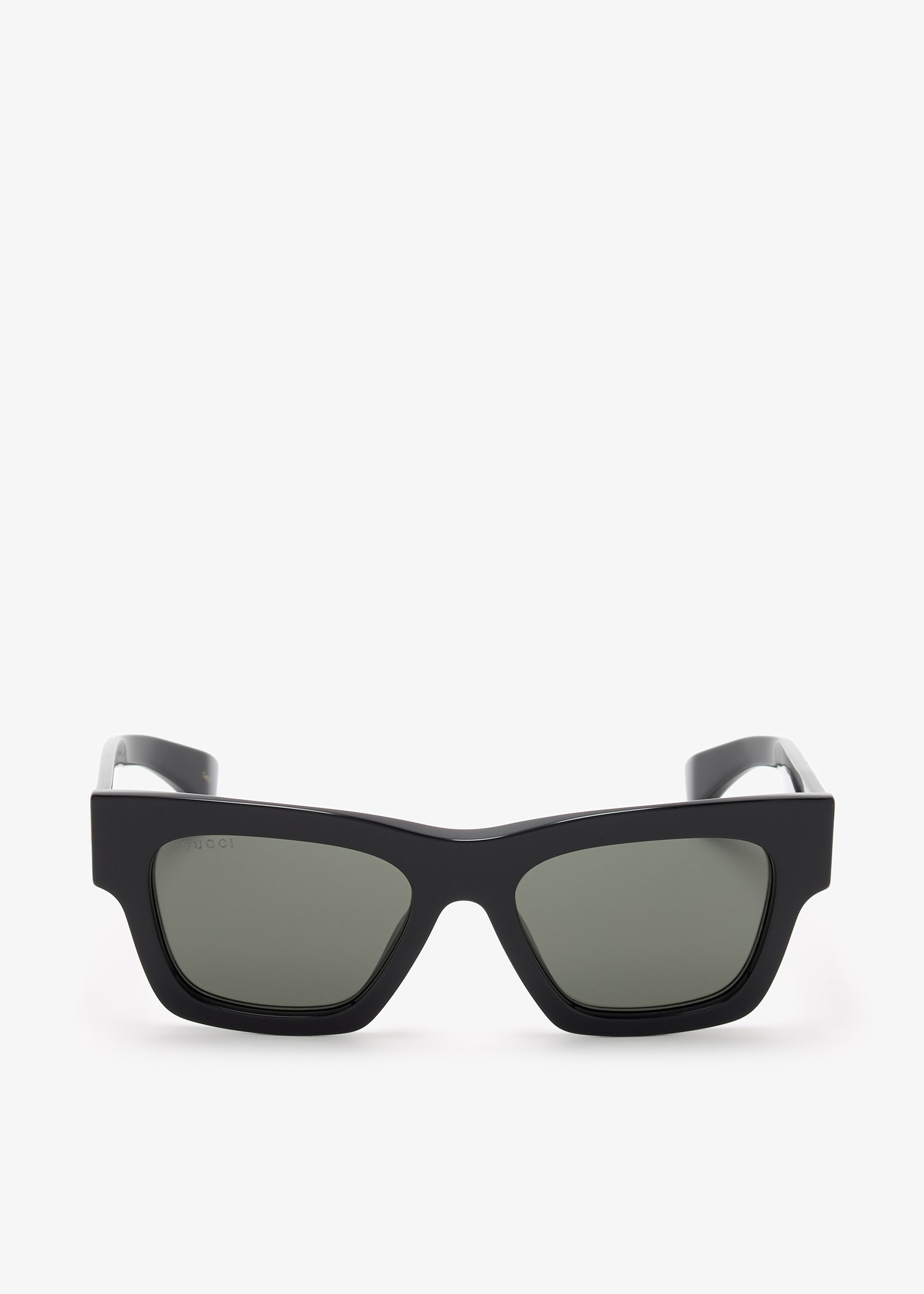

Rectangular frame sunglasses, Black
