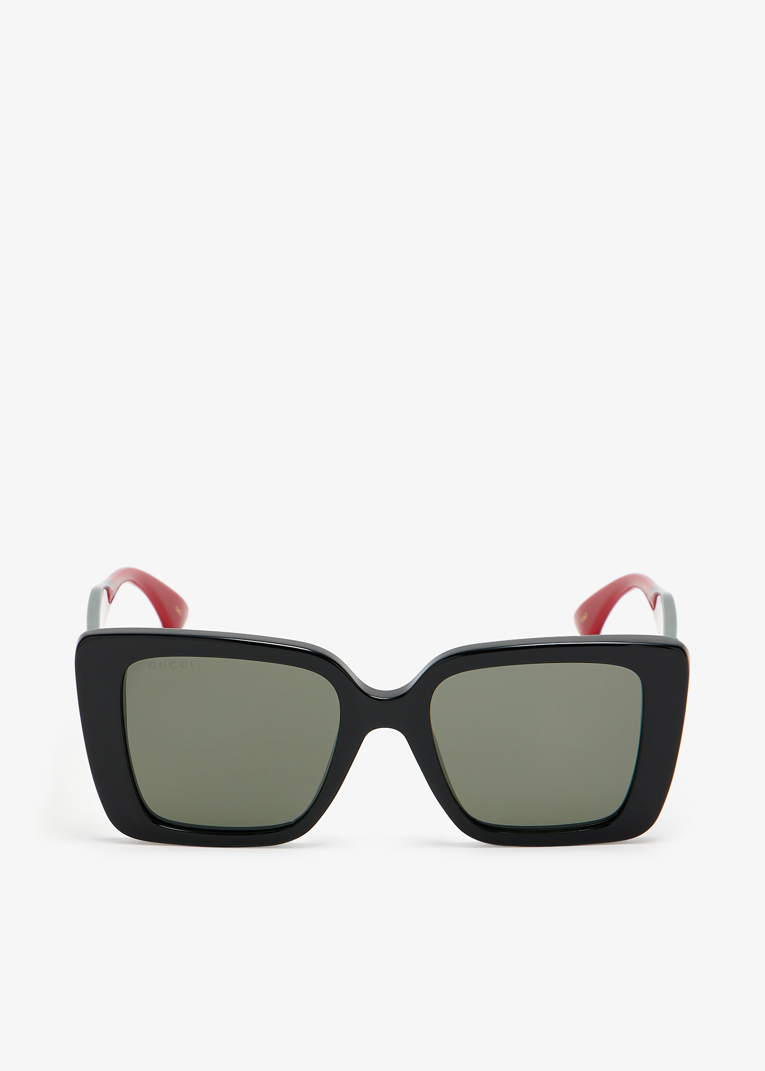 

Square frame sunglasses, Black