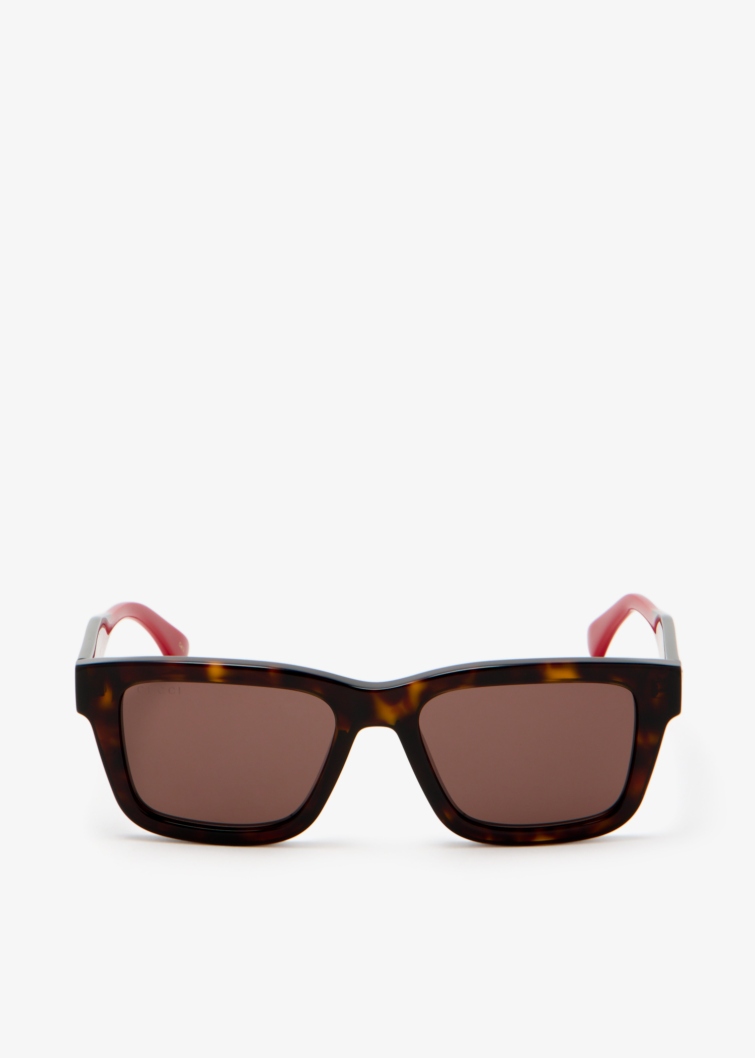 

Square frame sunglasses, Brown