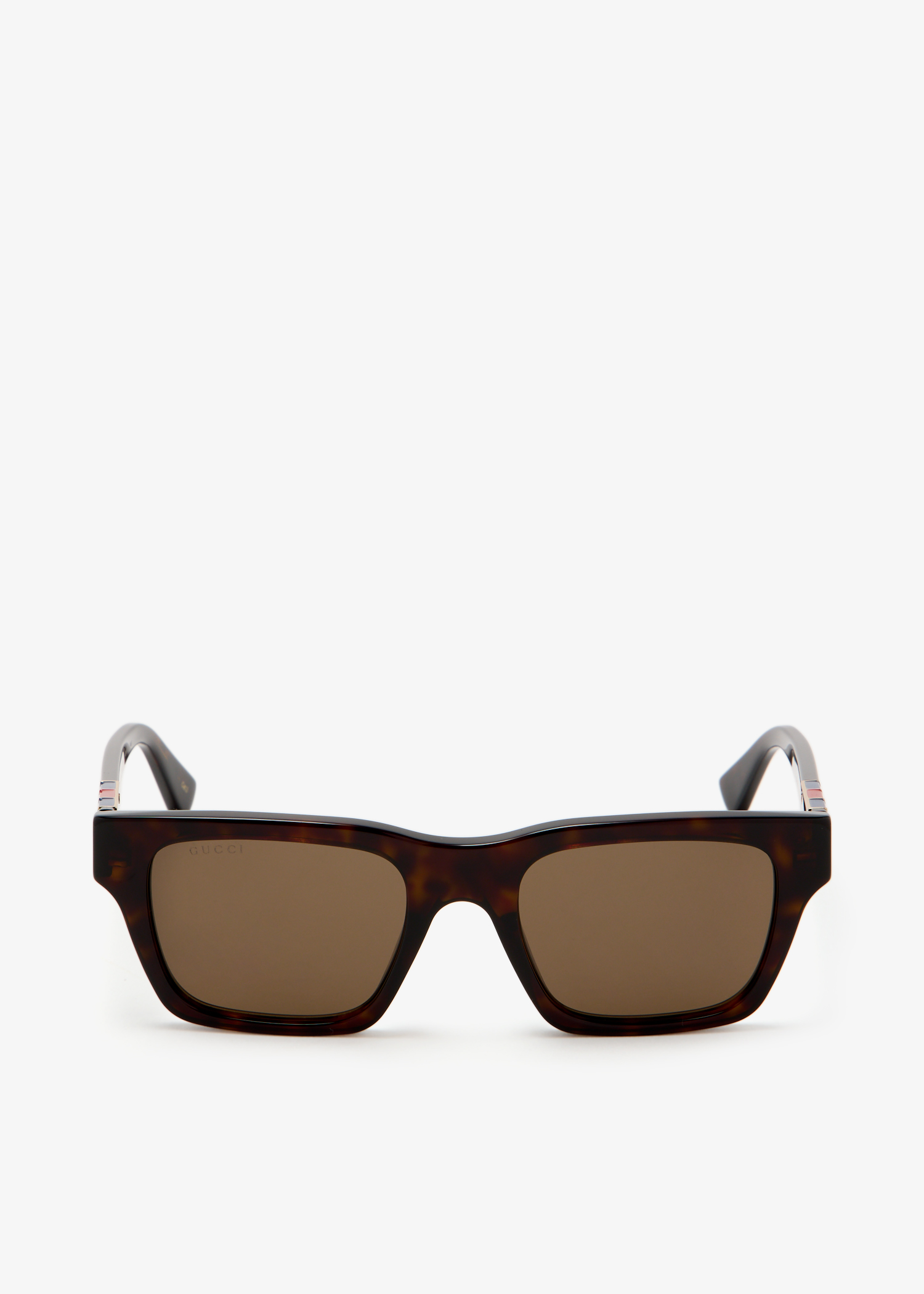 

Square frame sunglasses, Brown
