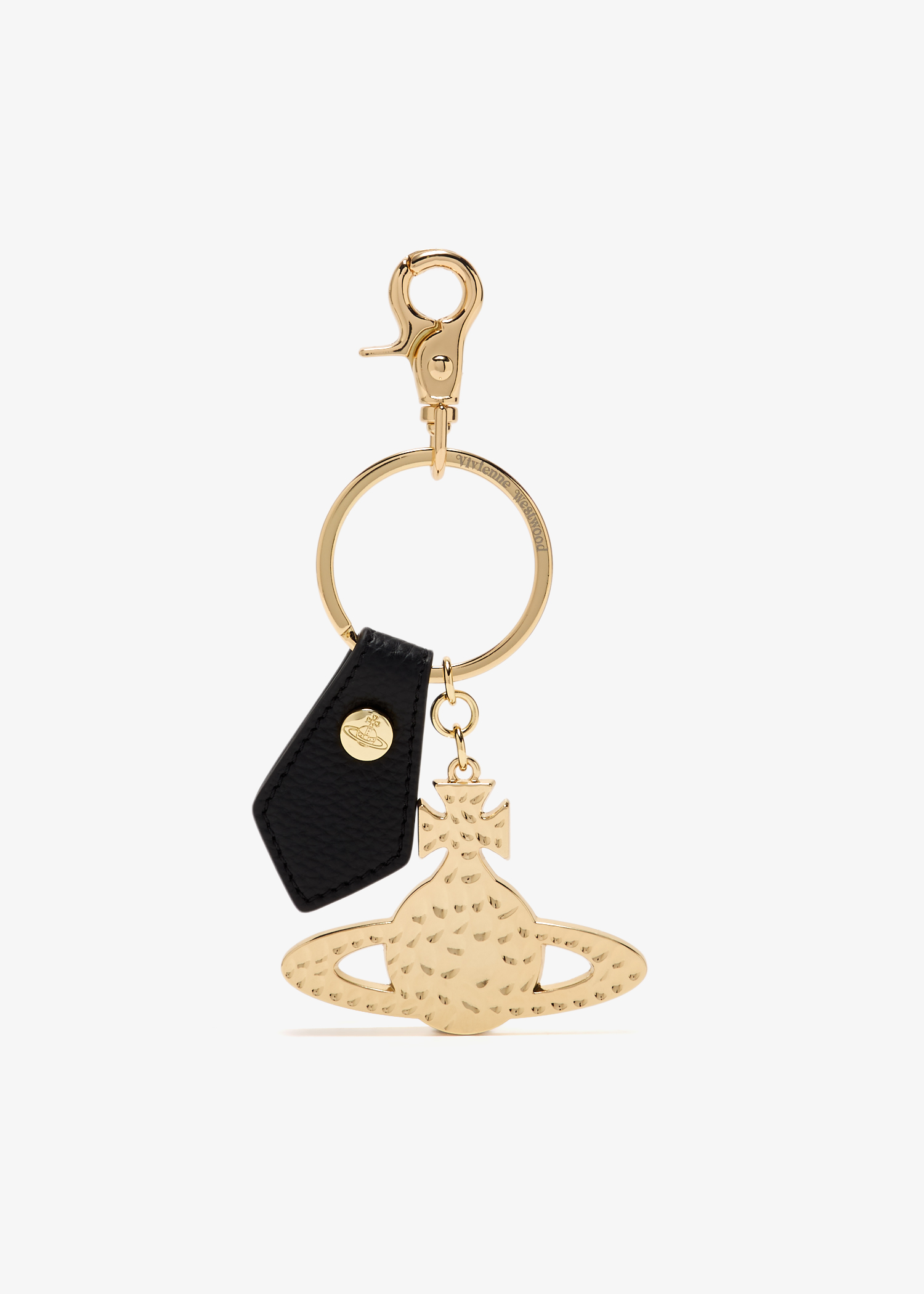 

Hammered Orb bag charm, Gold
