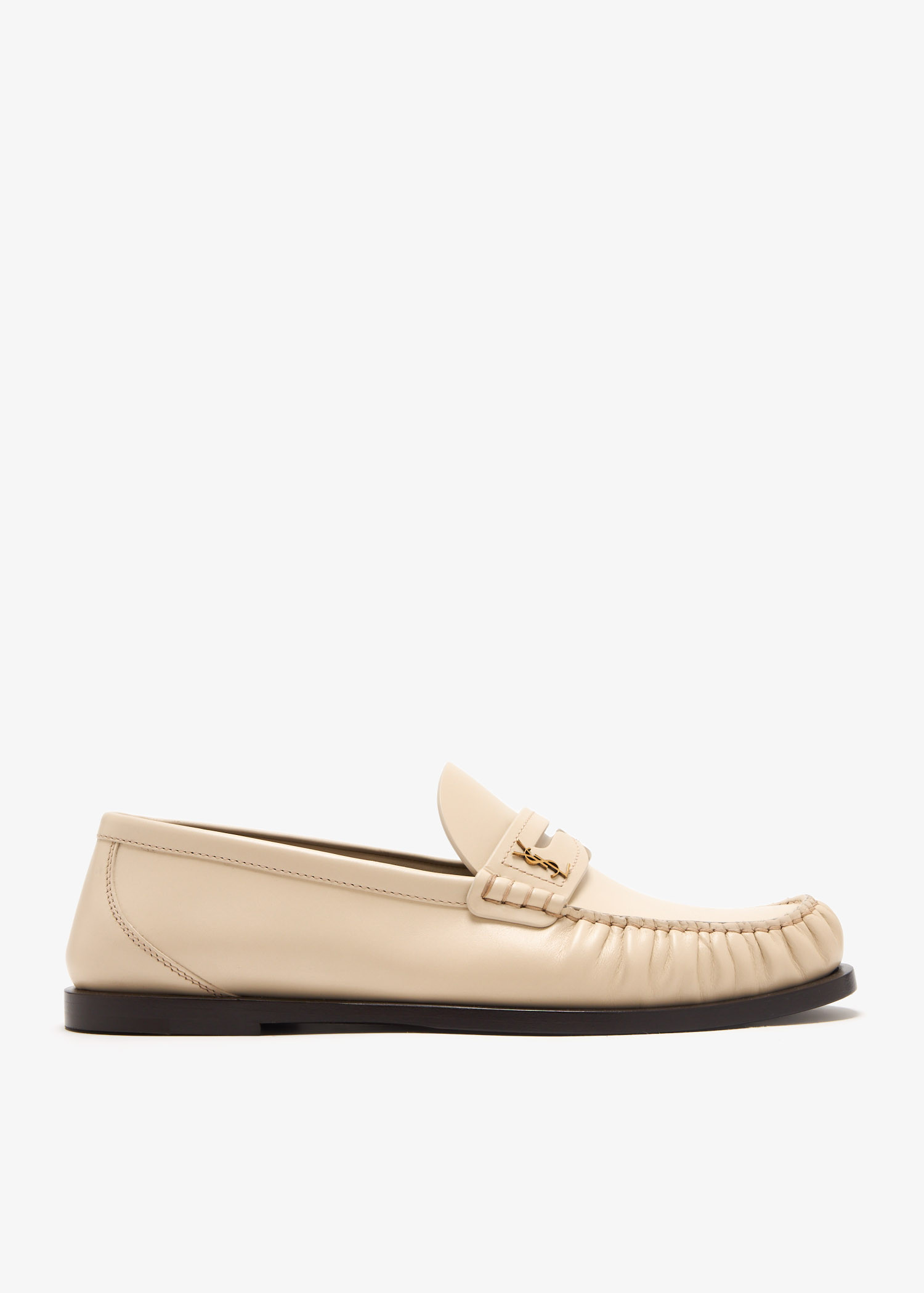 

Le Monogram penny loafers, Cream