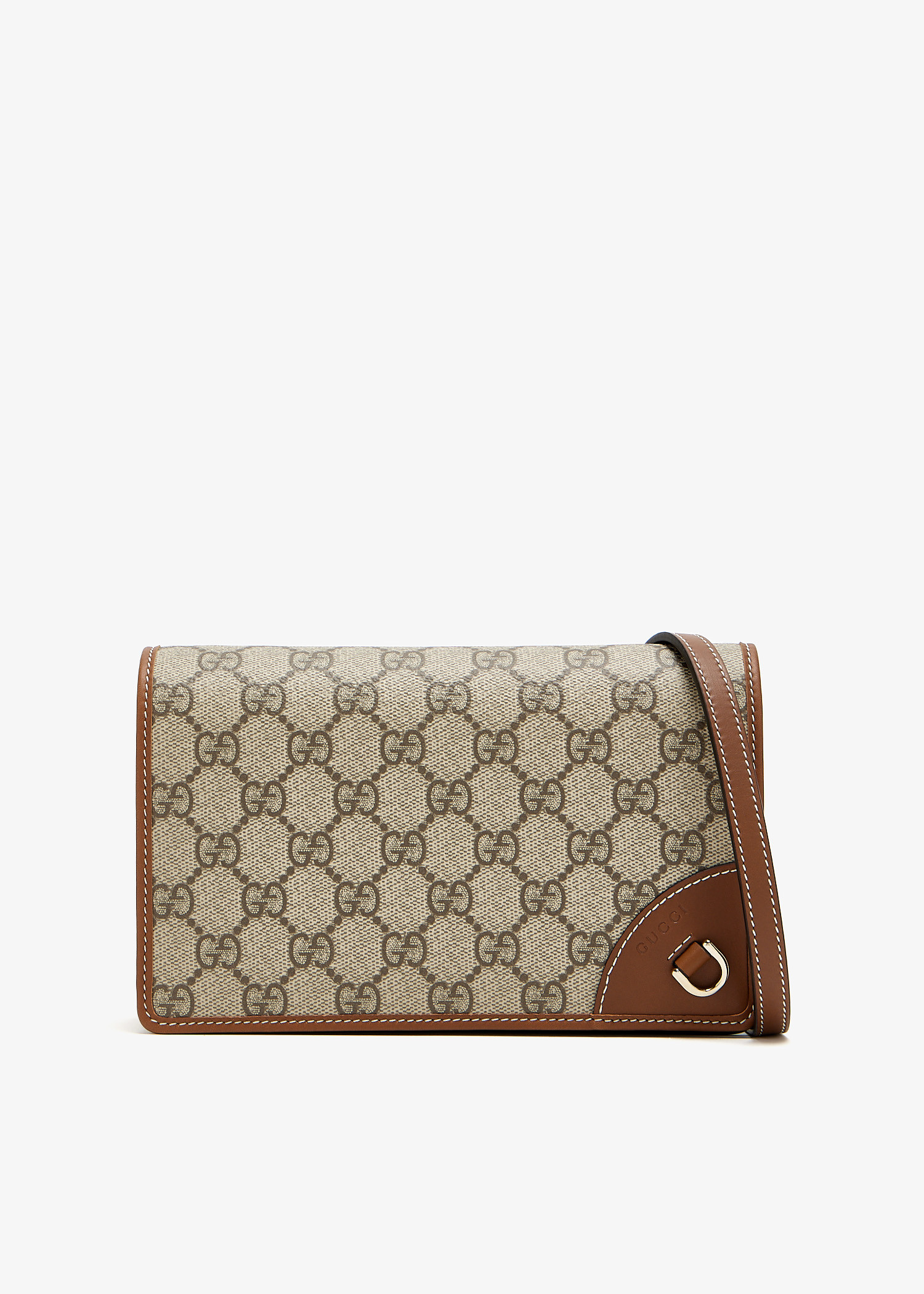 

GG Emblem super mini shoulder bag, Printed