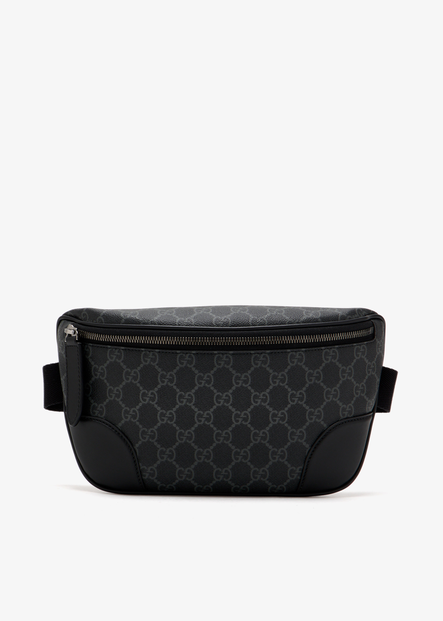 

GG Emblem medium belt bag, Black