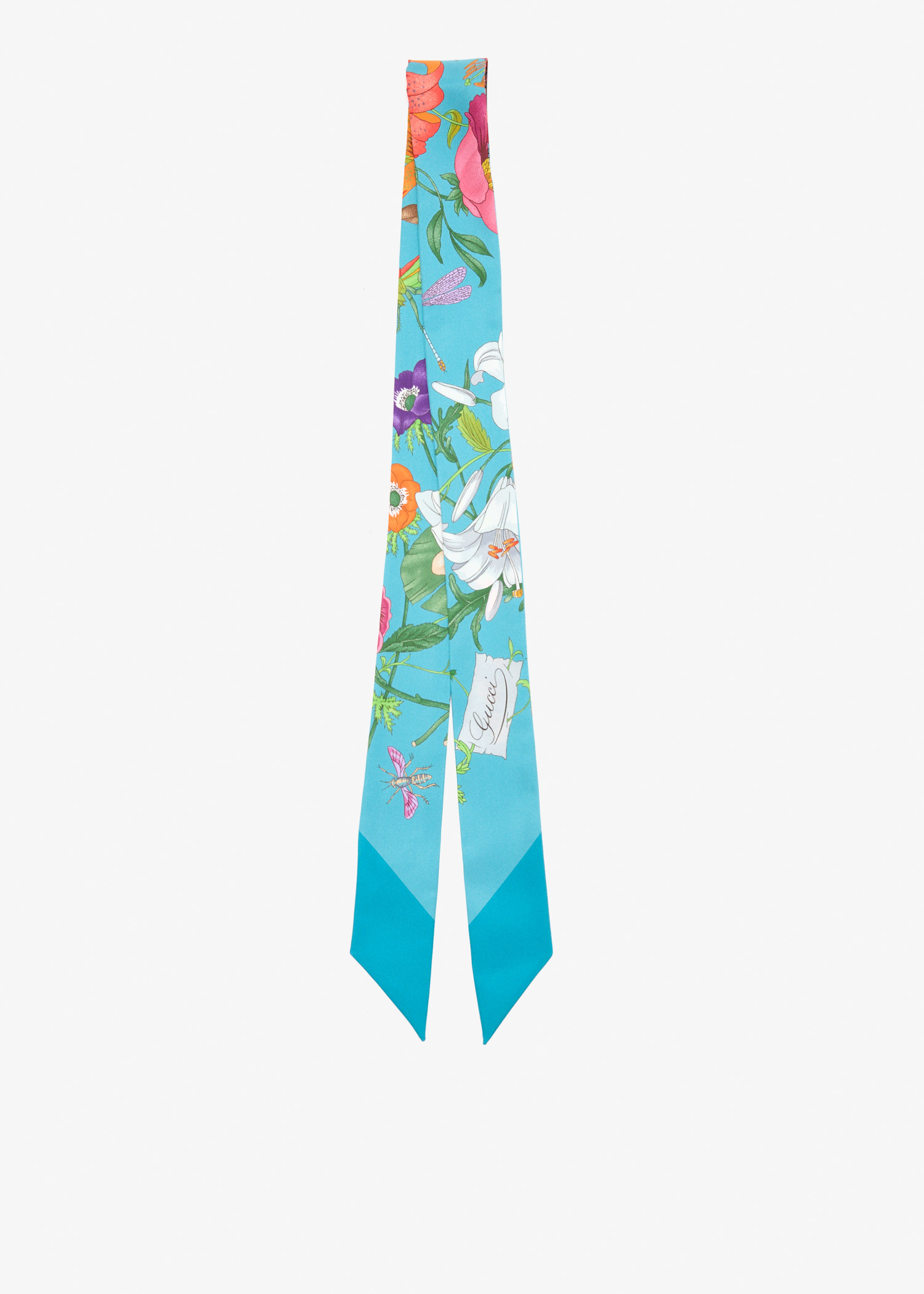 

Printed silk twill ribbon