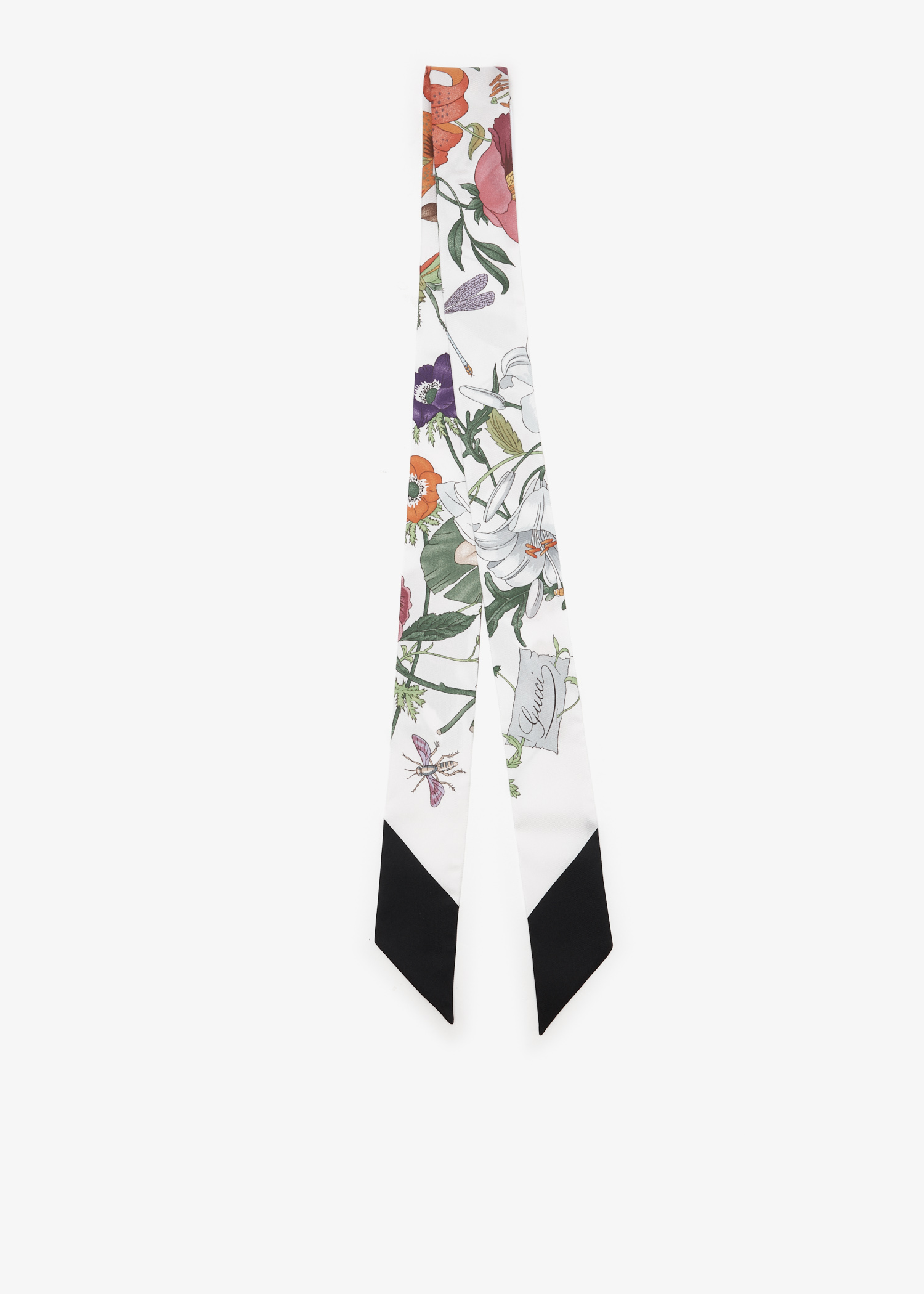 

Printed silk twill neck ribbon