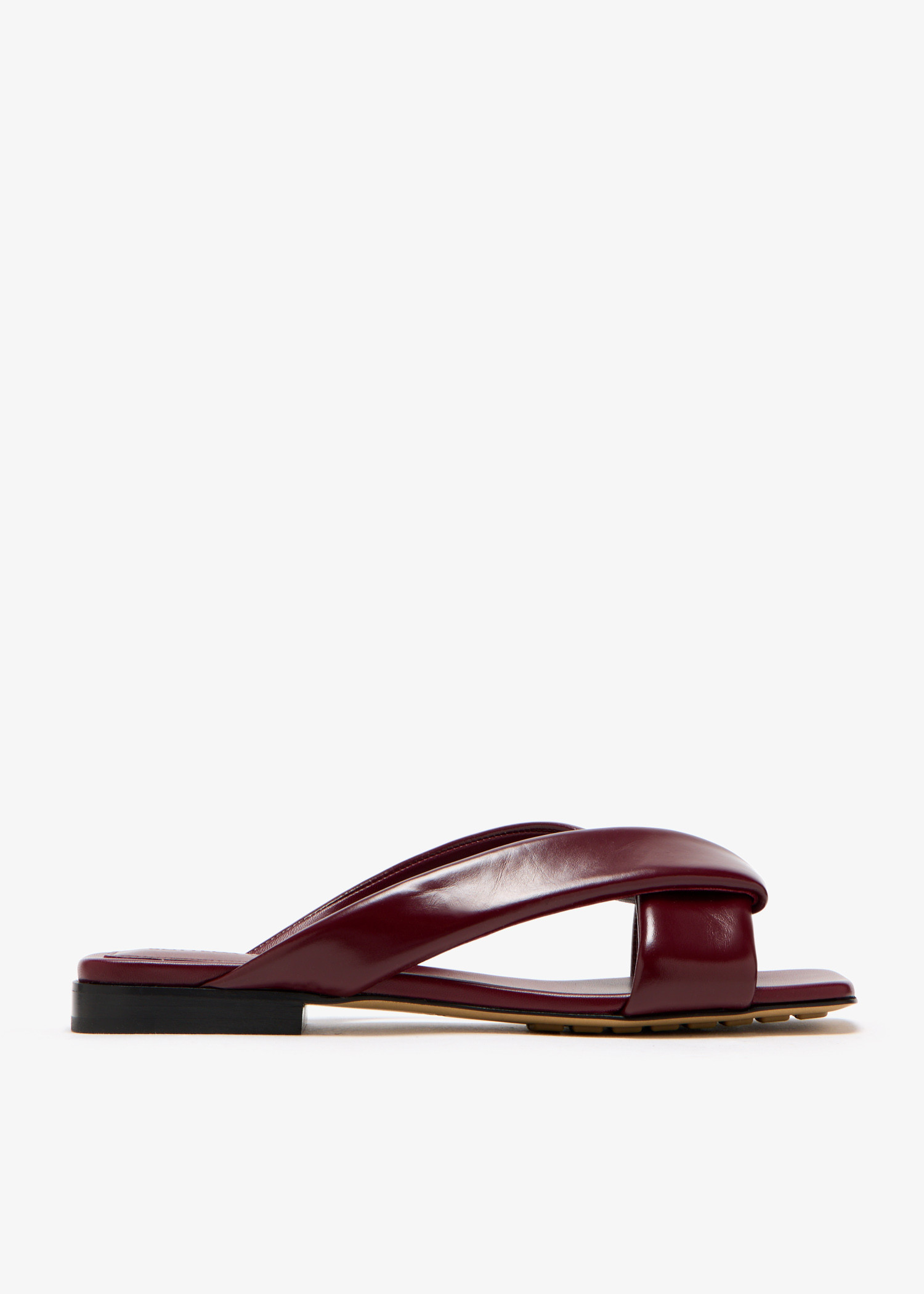 

Riva flat mules, Burgundy