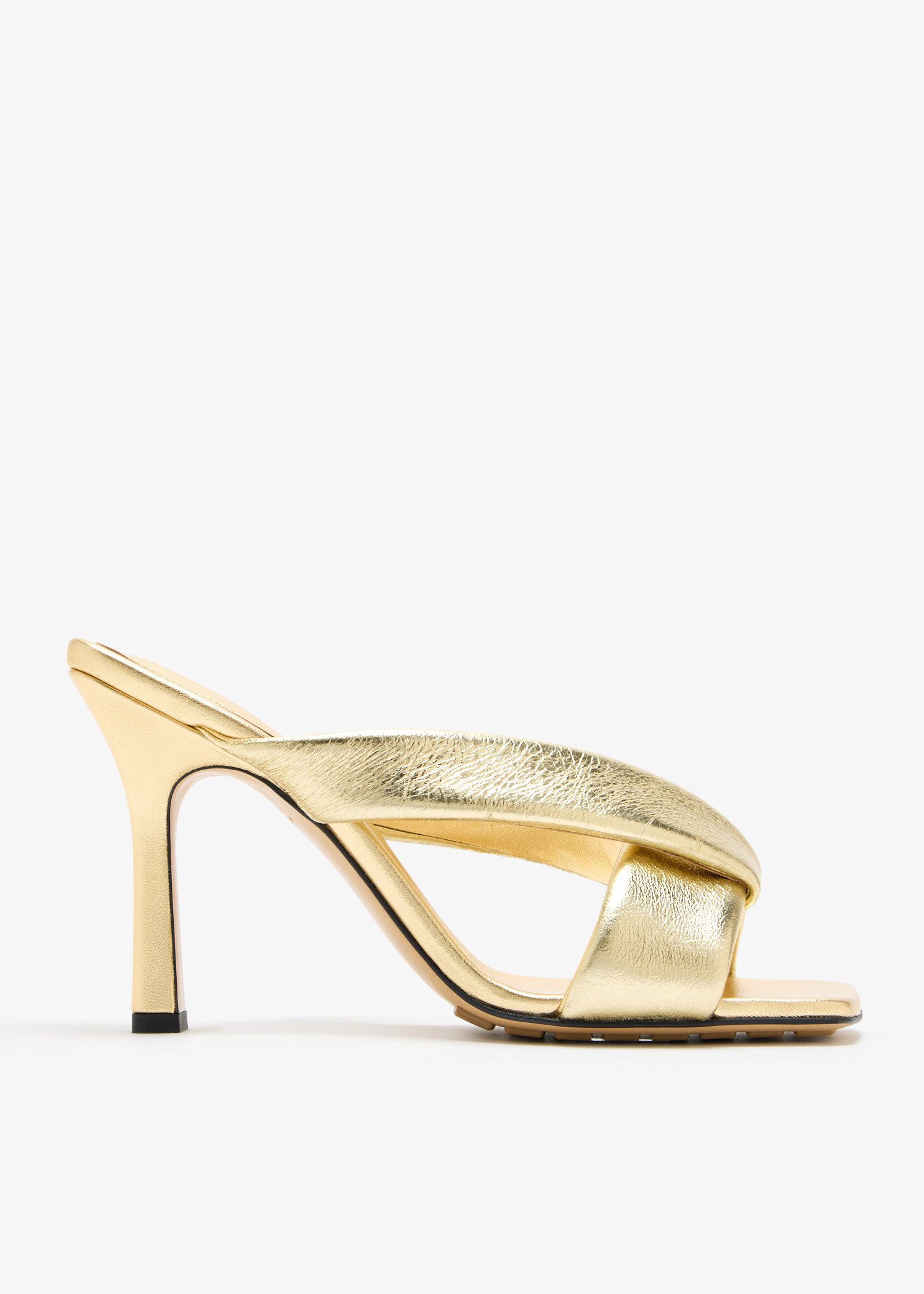 

Riva mules, Gold