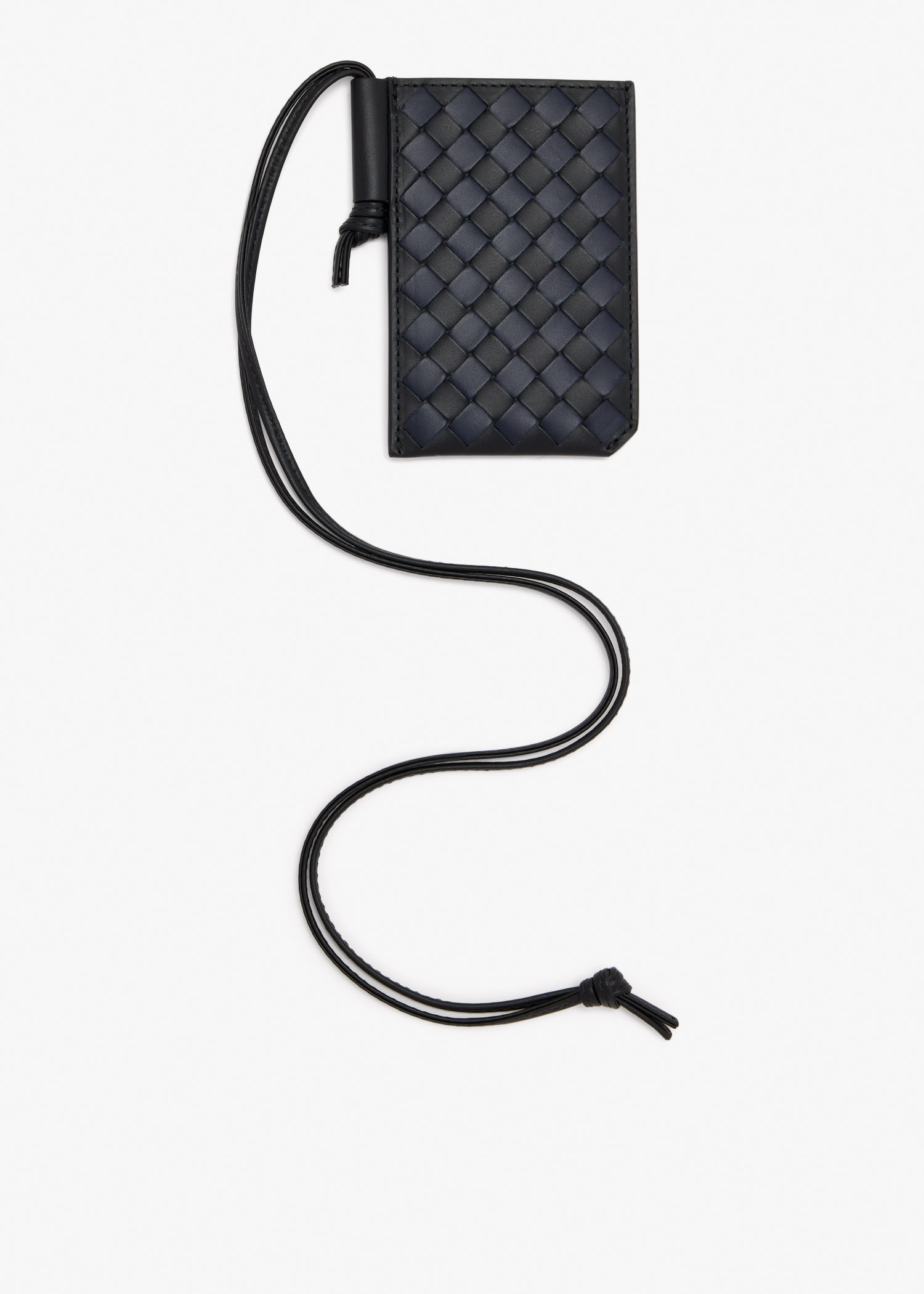 

Intrecciato Piccolo badge holder, Black