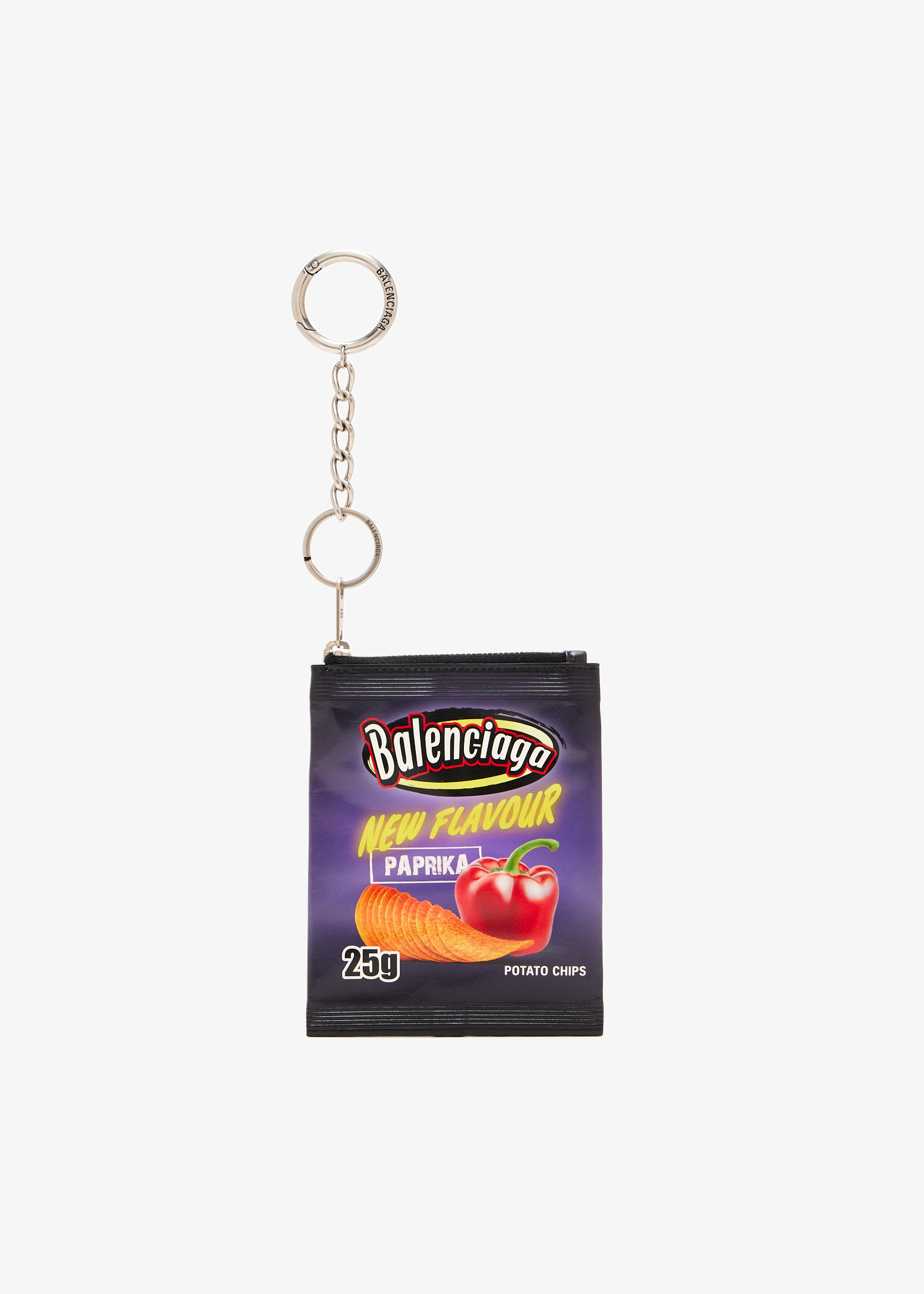 

Chips keyring charm, Printed