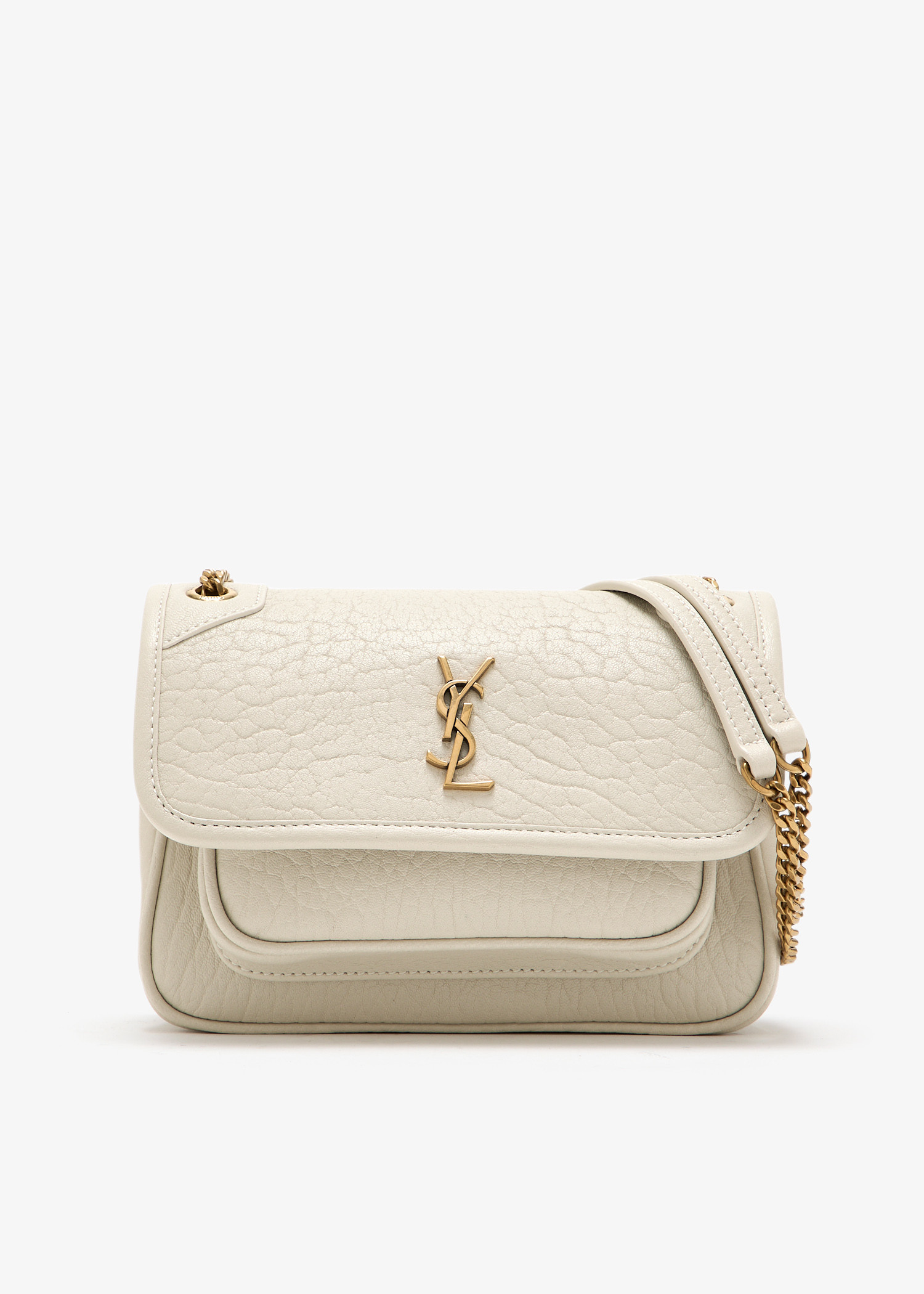 

Niki mini chain bag, Cream