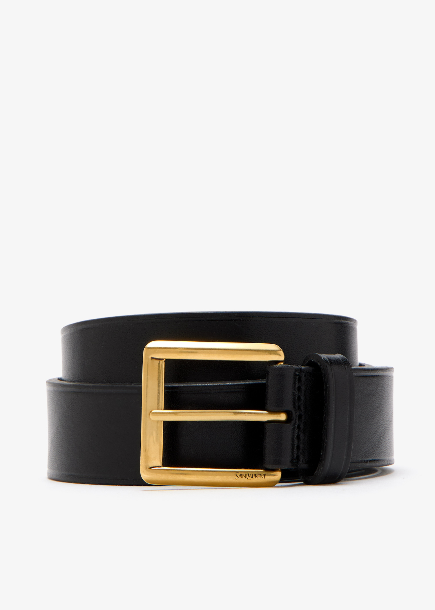 

Rectangular buckle belt, Black