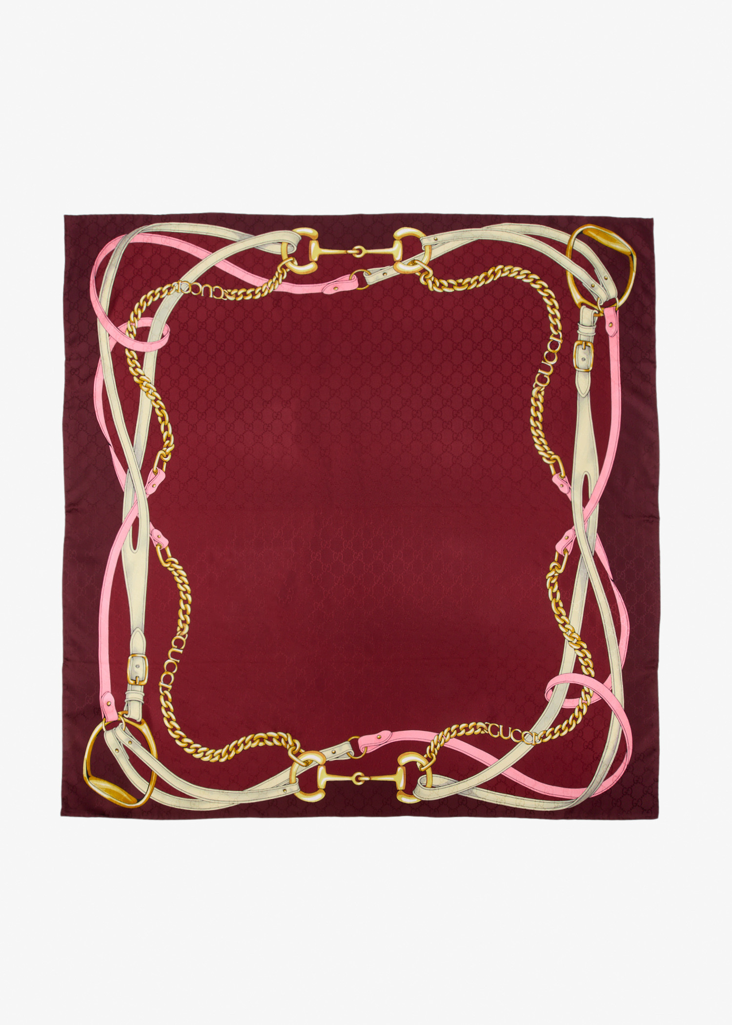 

GG silk jacquard carré, Printed