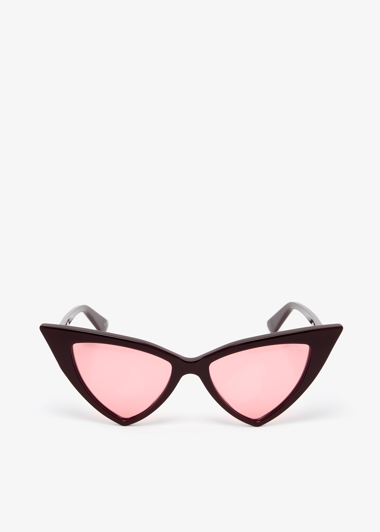 

Spike cat-eye sunglasses, Burgundy