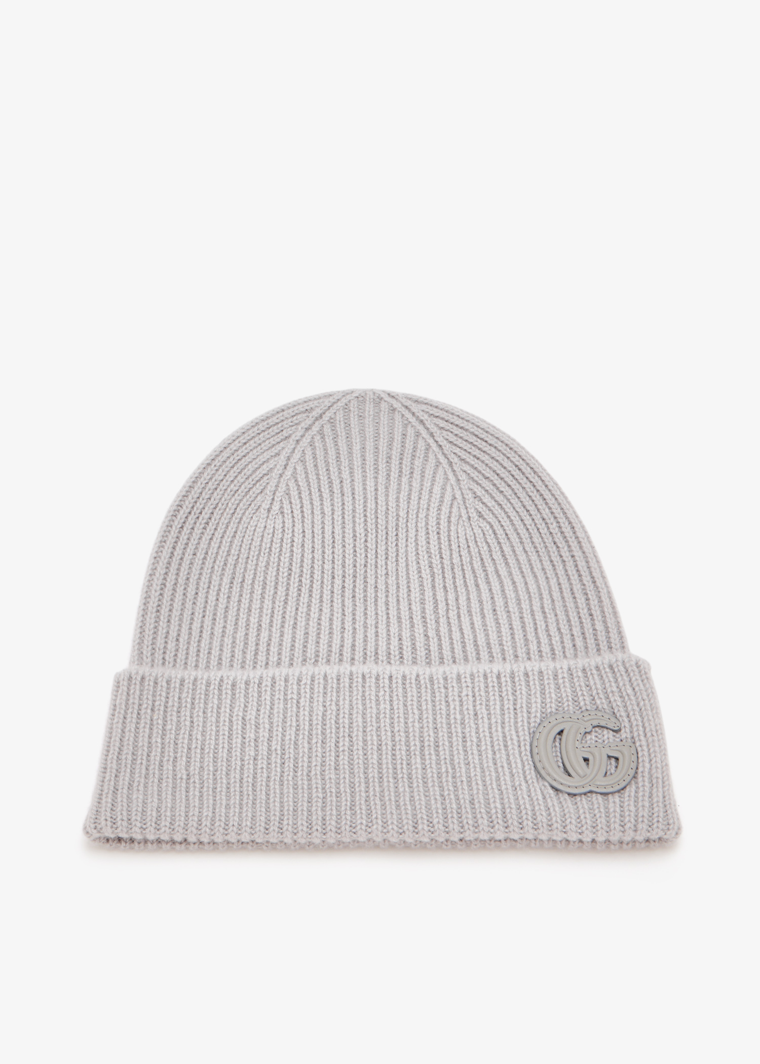 

Double G cashmere hat, Grey
