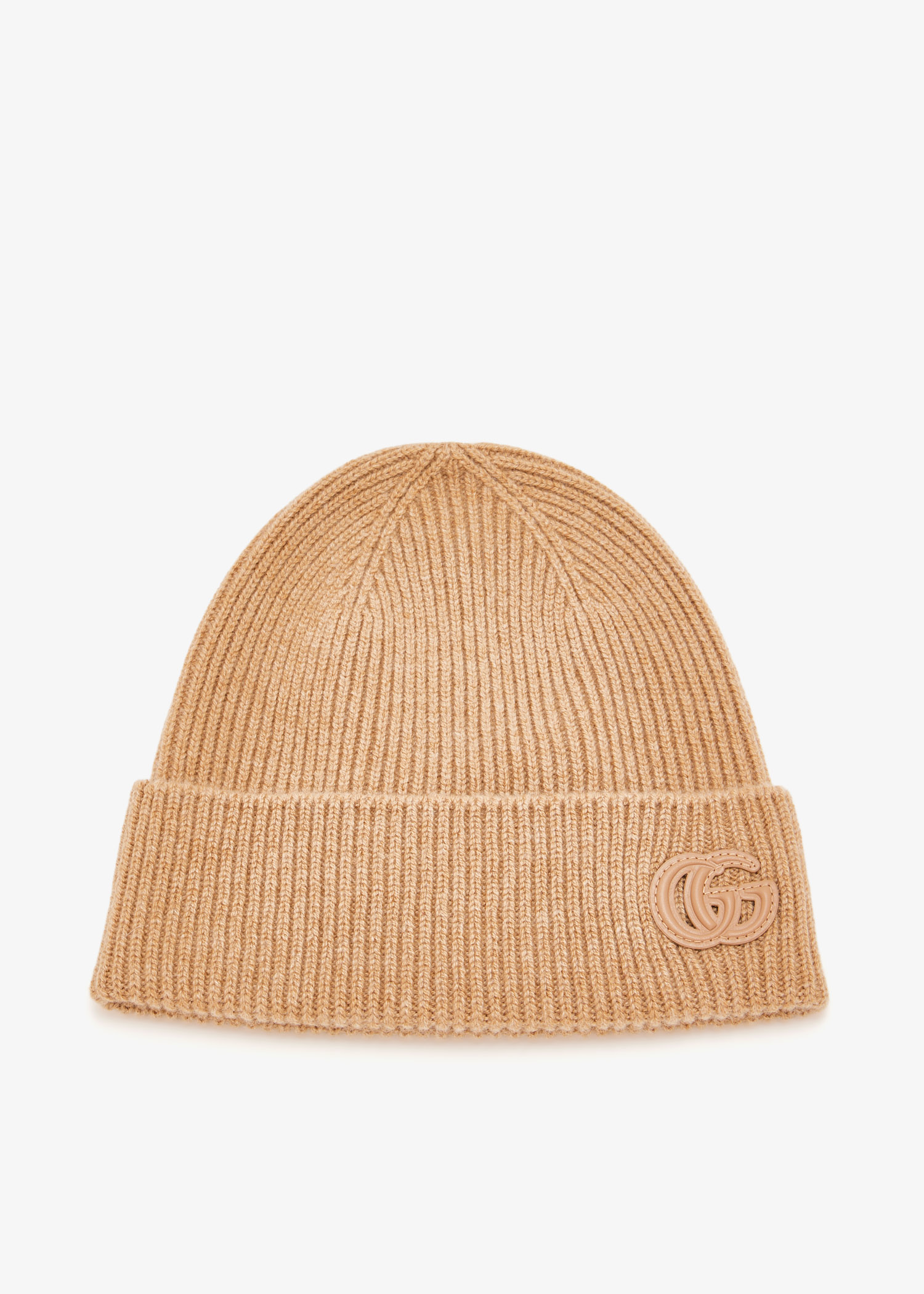 

Double G cashmere hat, Beige