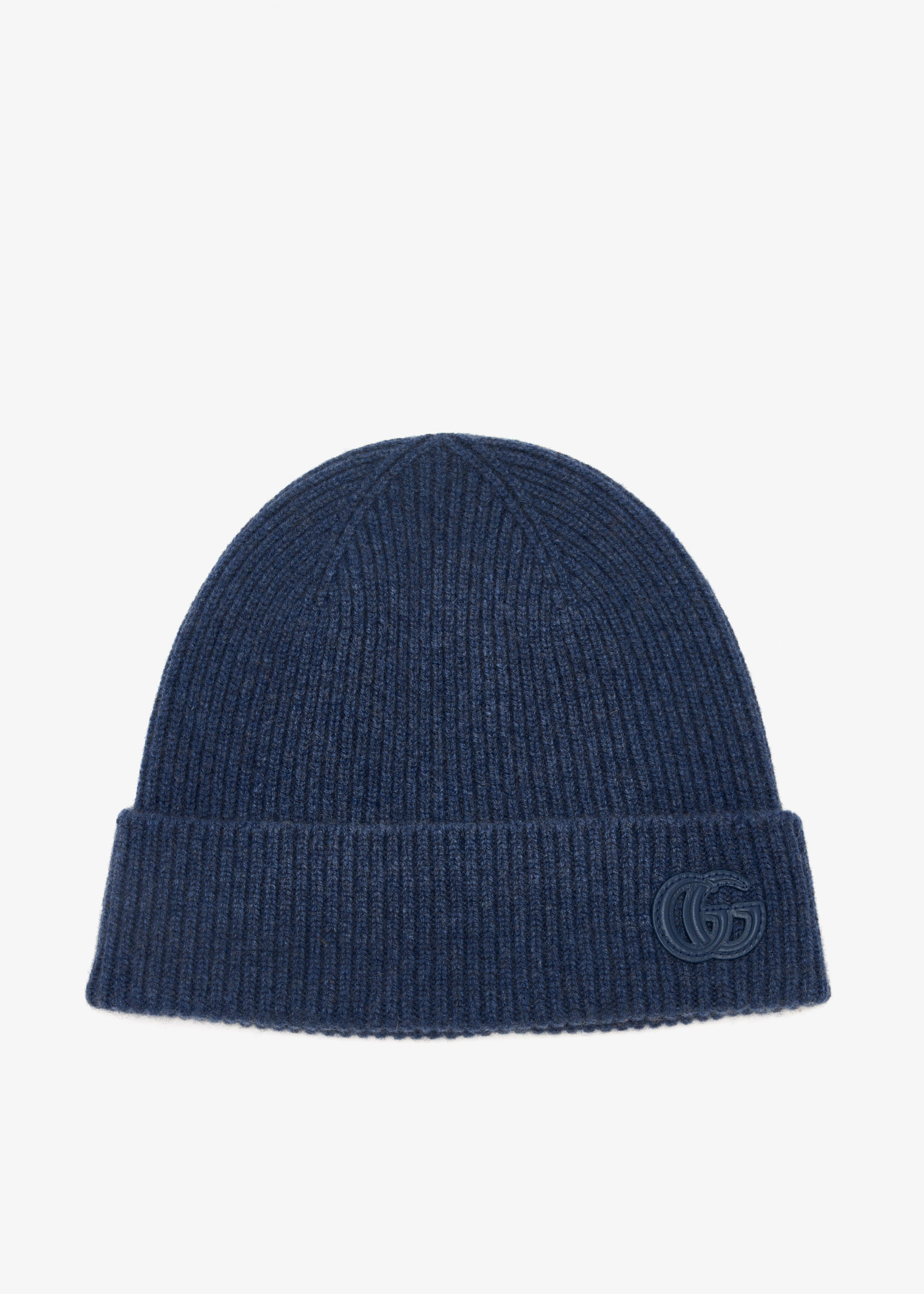 

Double G cashmere hat, Navy