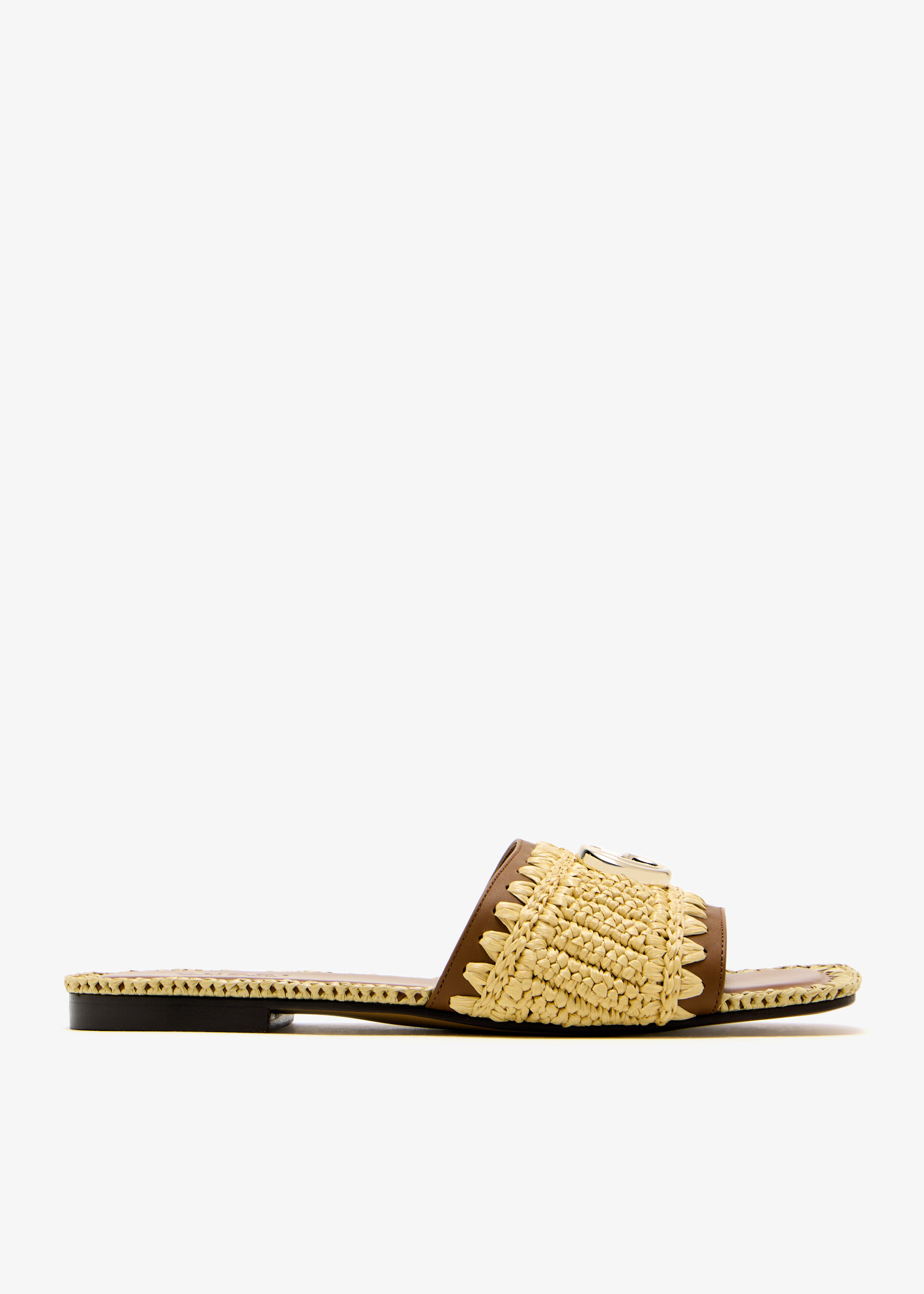 

Double G slide sandals, Beige