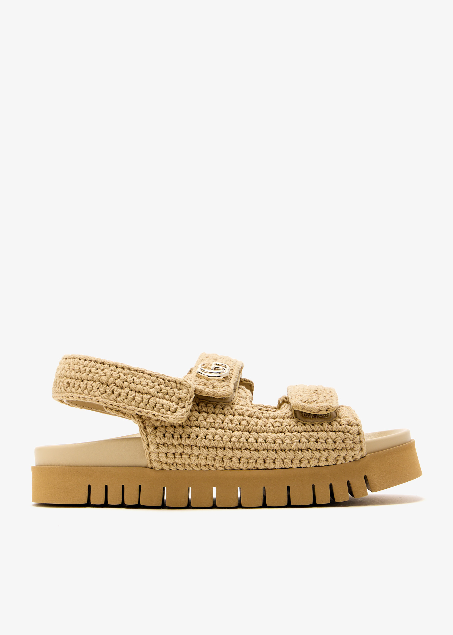 

Double G sandals, Beige