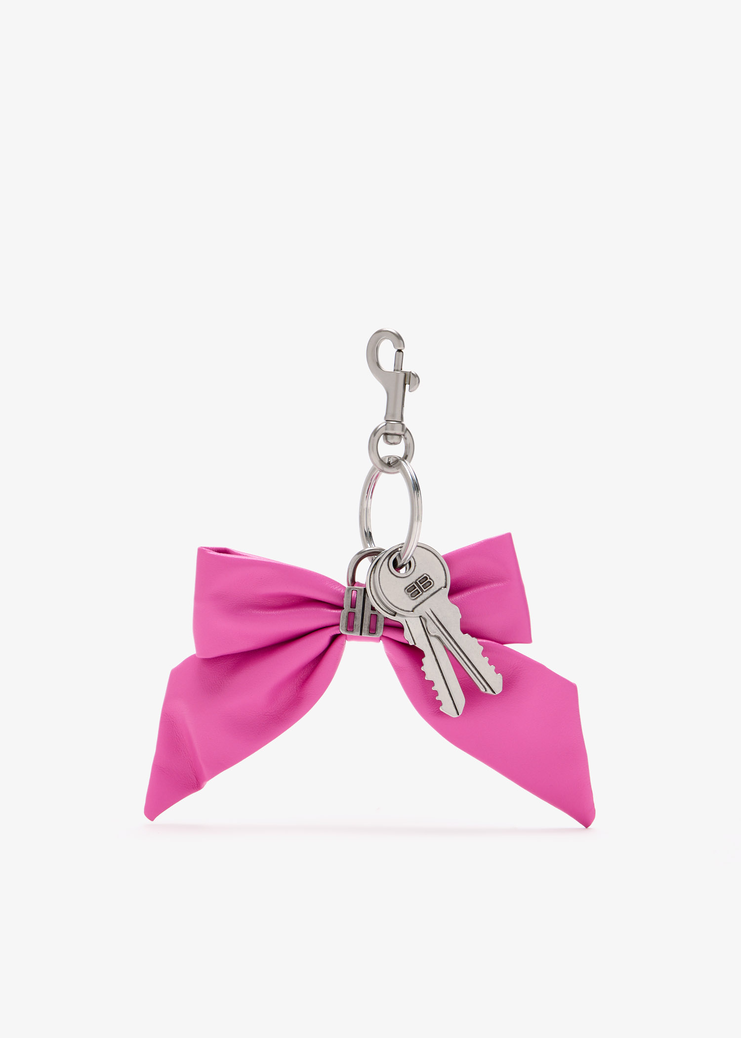 

Bow charm keyring, Pink