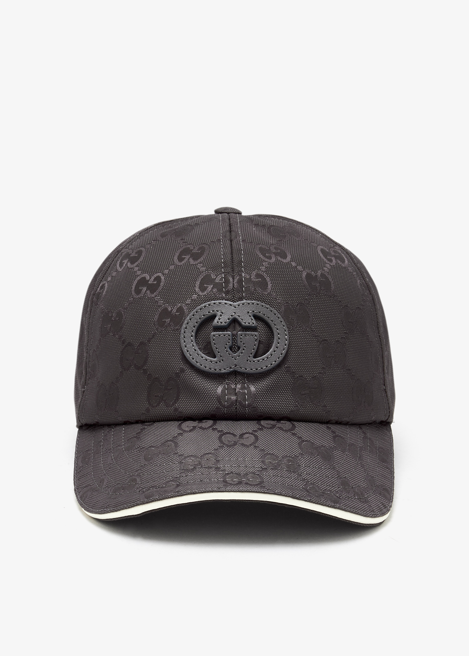 

GG nylon baseball hat, Grey