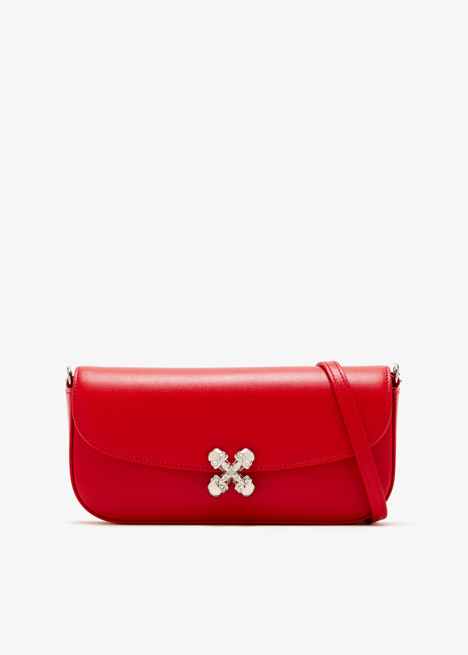 

Small Skull Flower bag, Red