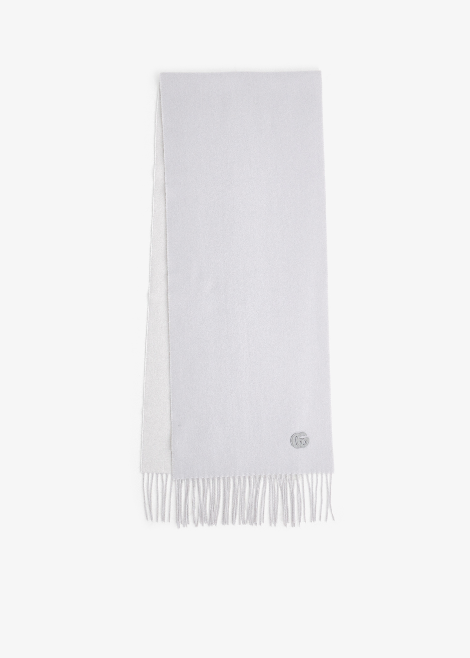 

GG cashmere scarf, Grey