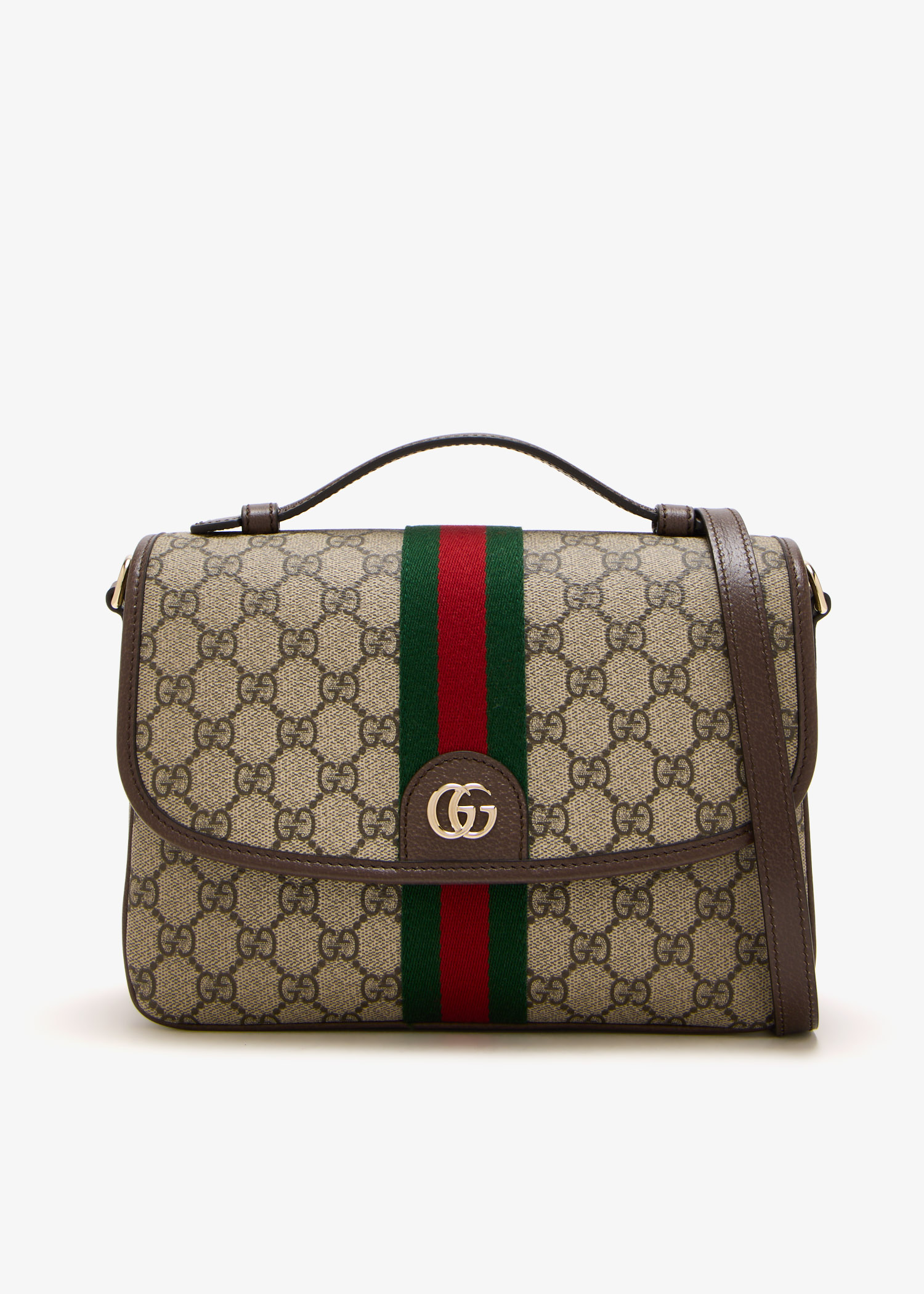 

Ophidia medium top handle bag, Printed