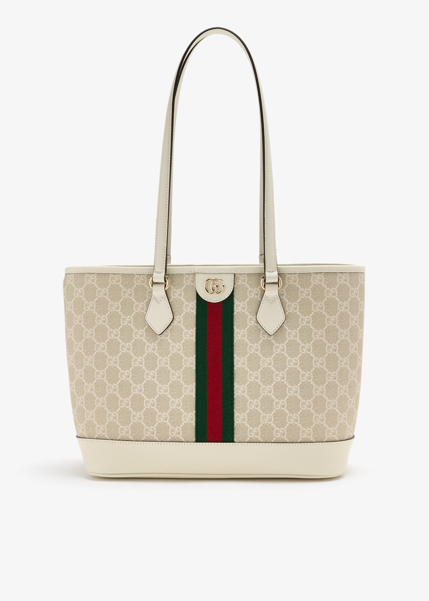 

Ophidia medium tote bag, Beige