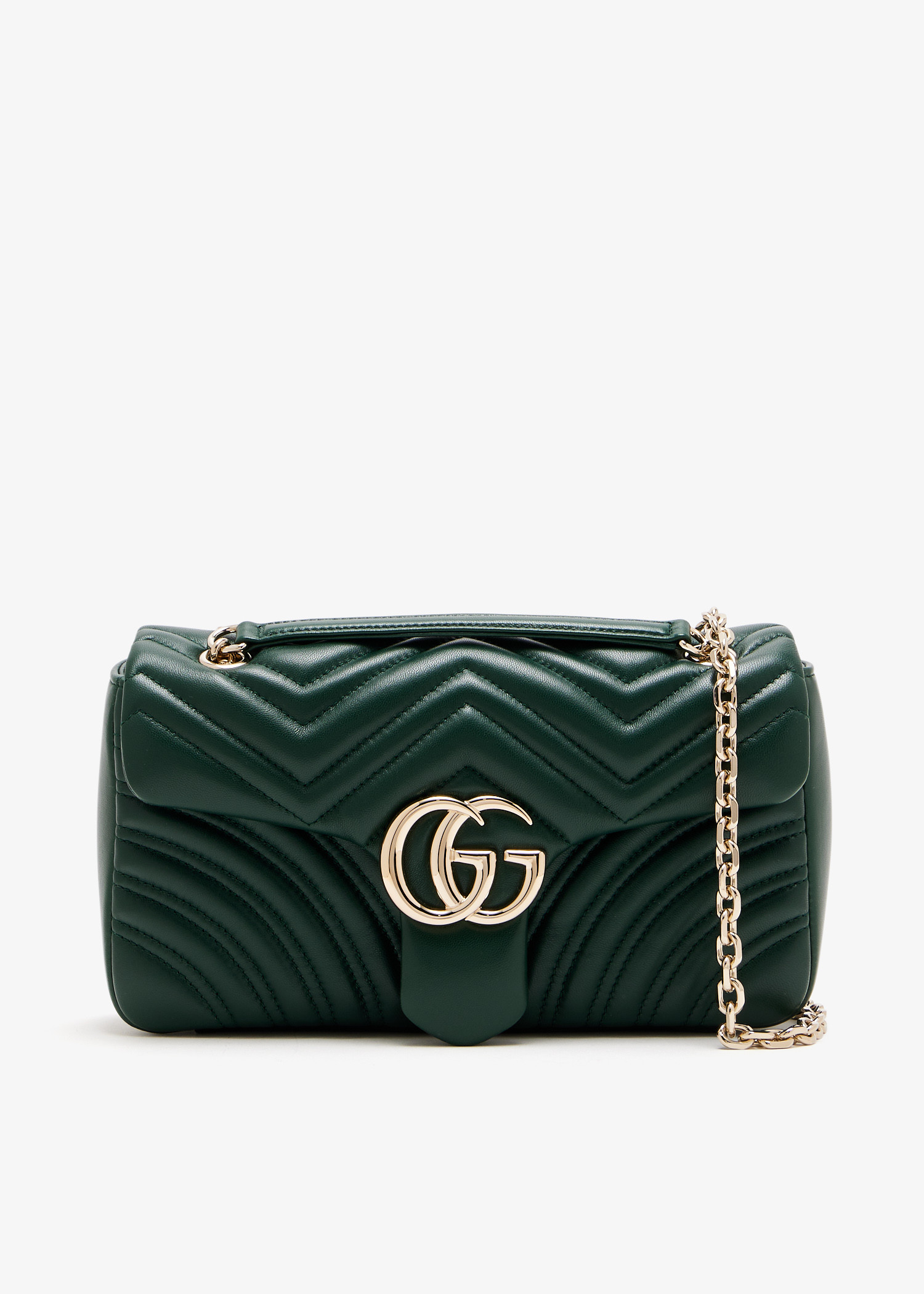

GG Marmont medium shoulder bag, Green