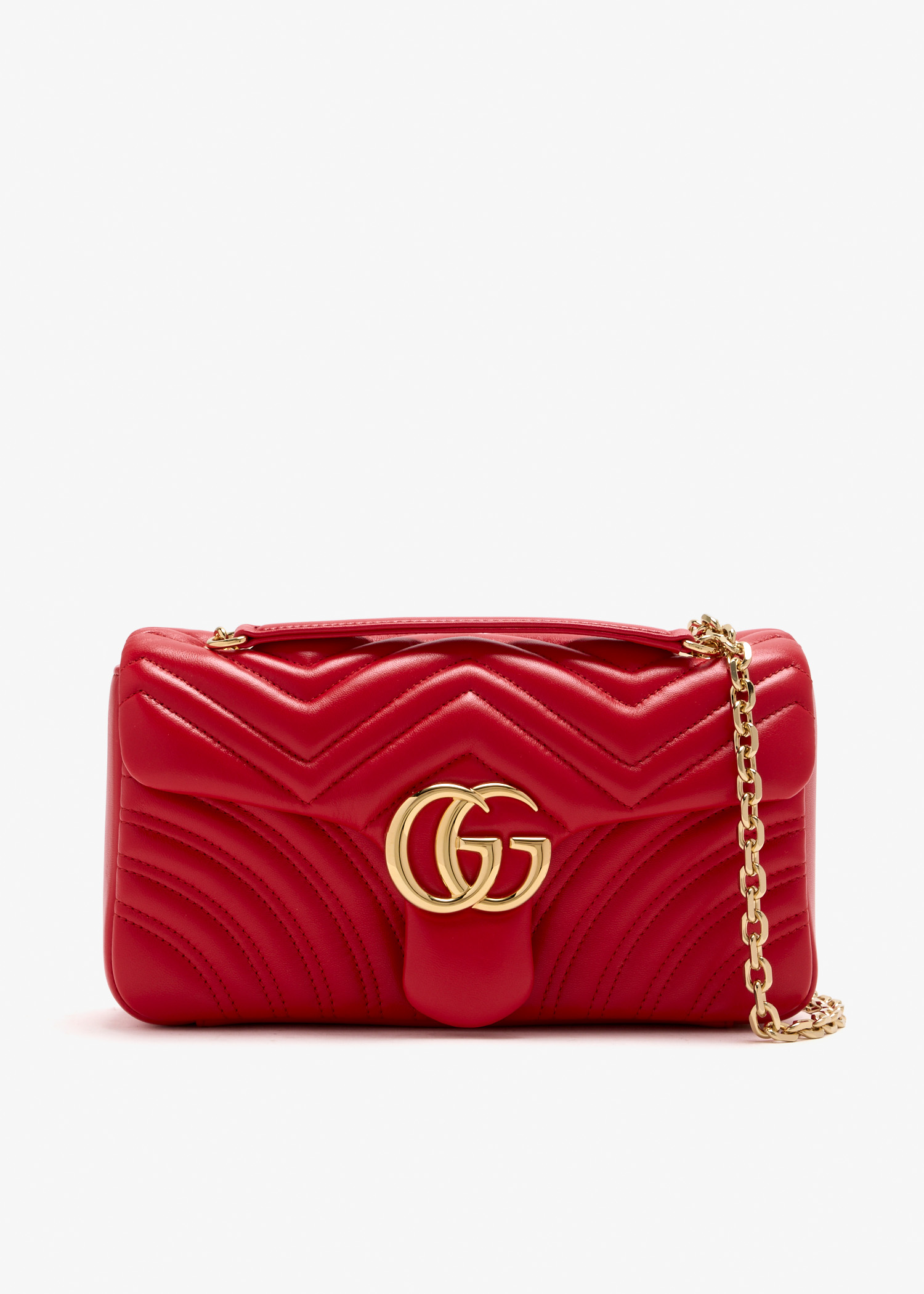

GG Marmont medium shoulder bag, Red