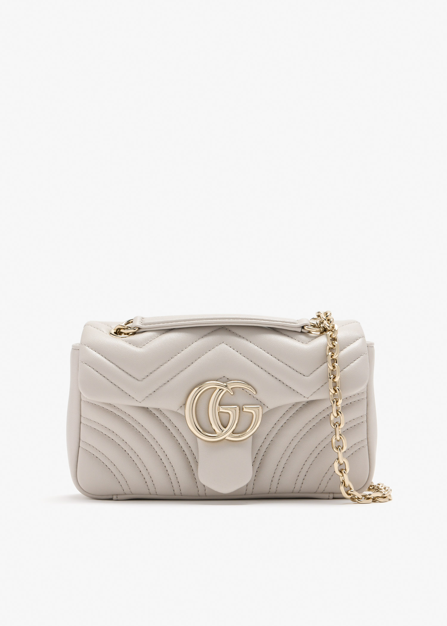 

GG Marmont small shoulder bag, Grey
