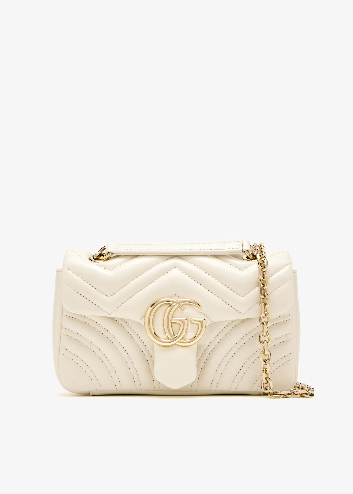 

GG Marmont small shoulder bag, White