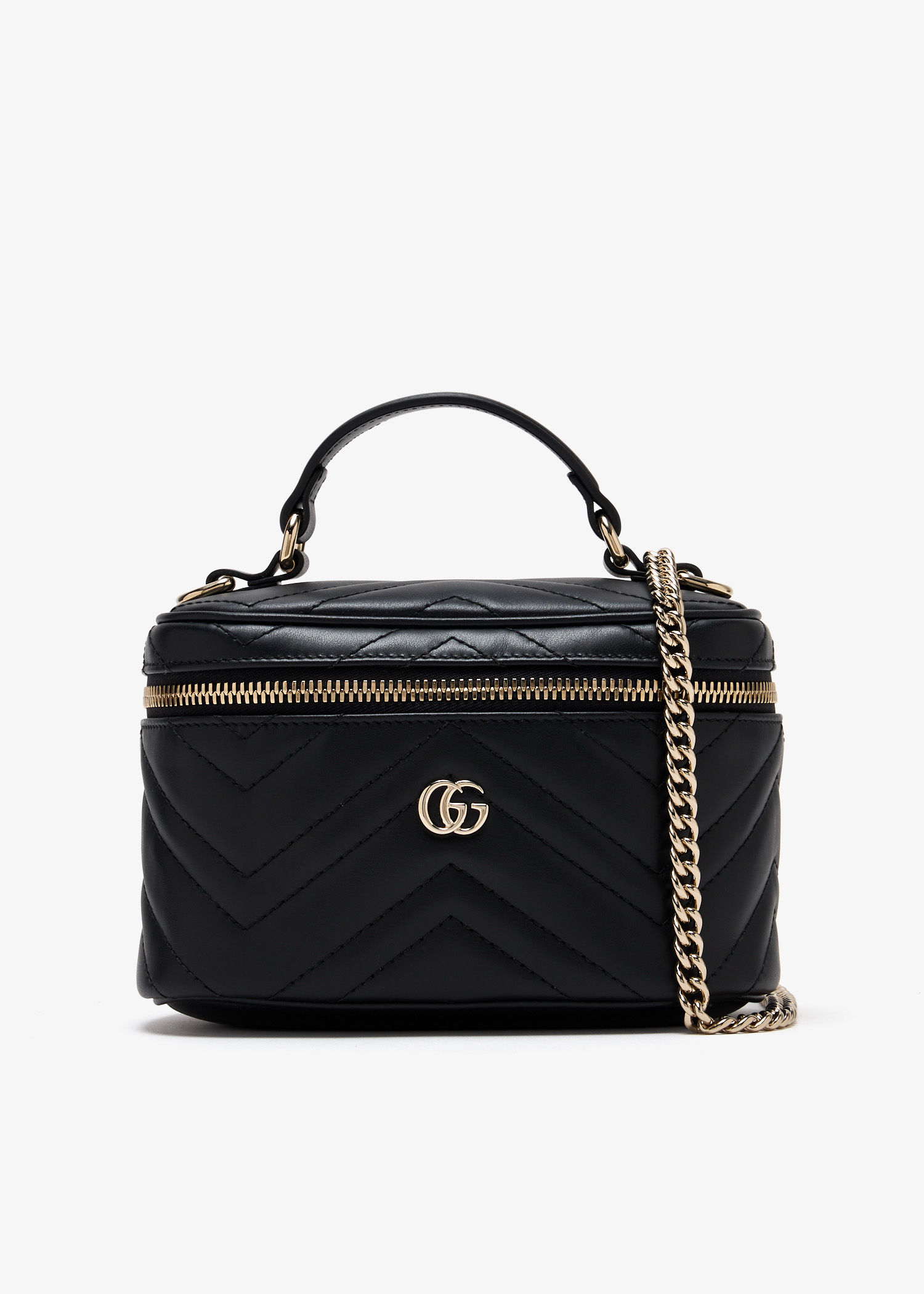 

GG Marmont mini vanity bag, Black
