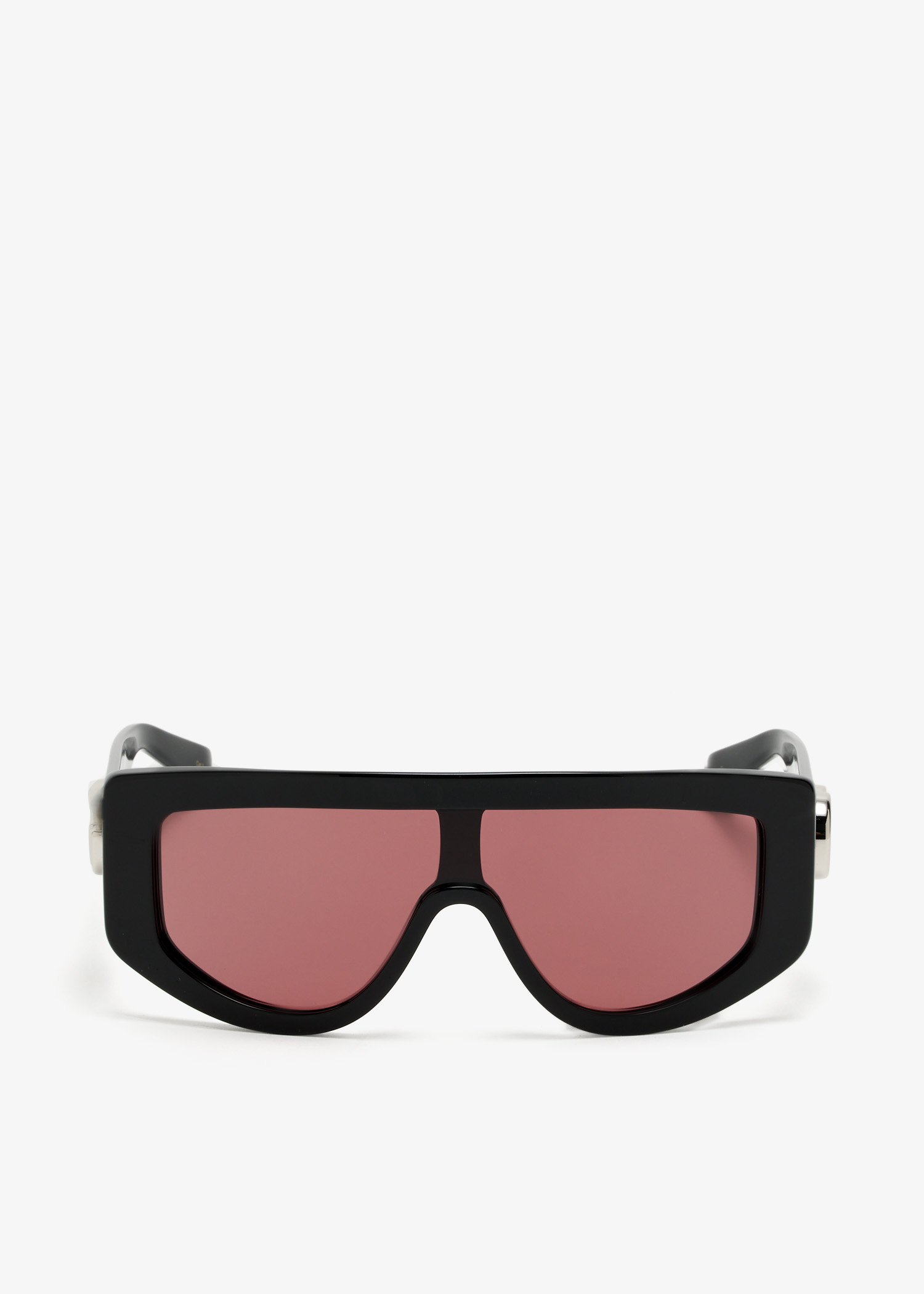

Rectangular frame sunglasses, Black
