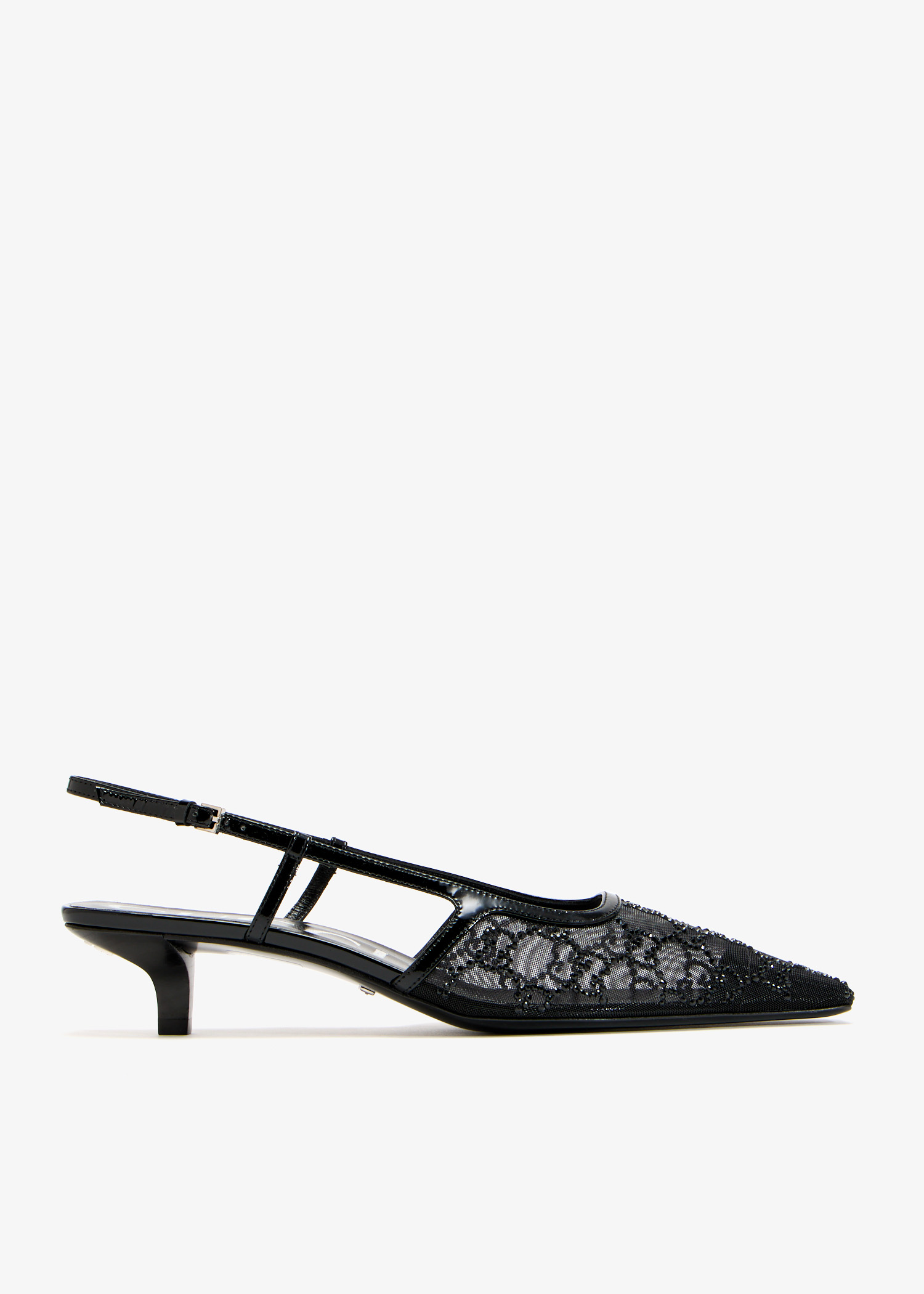 

GG slingback pumps, Black