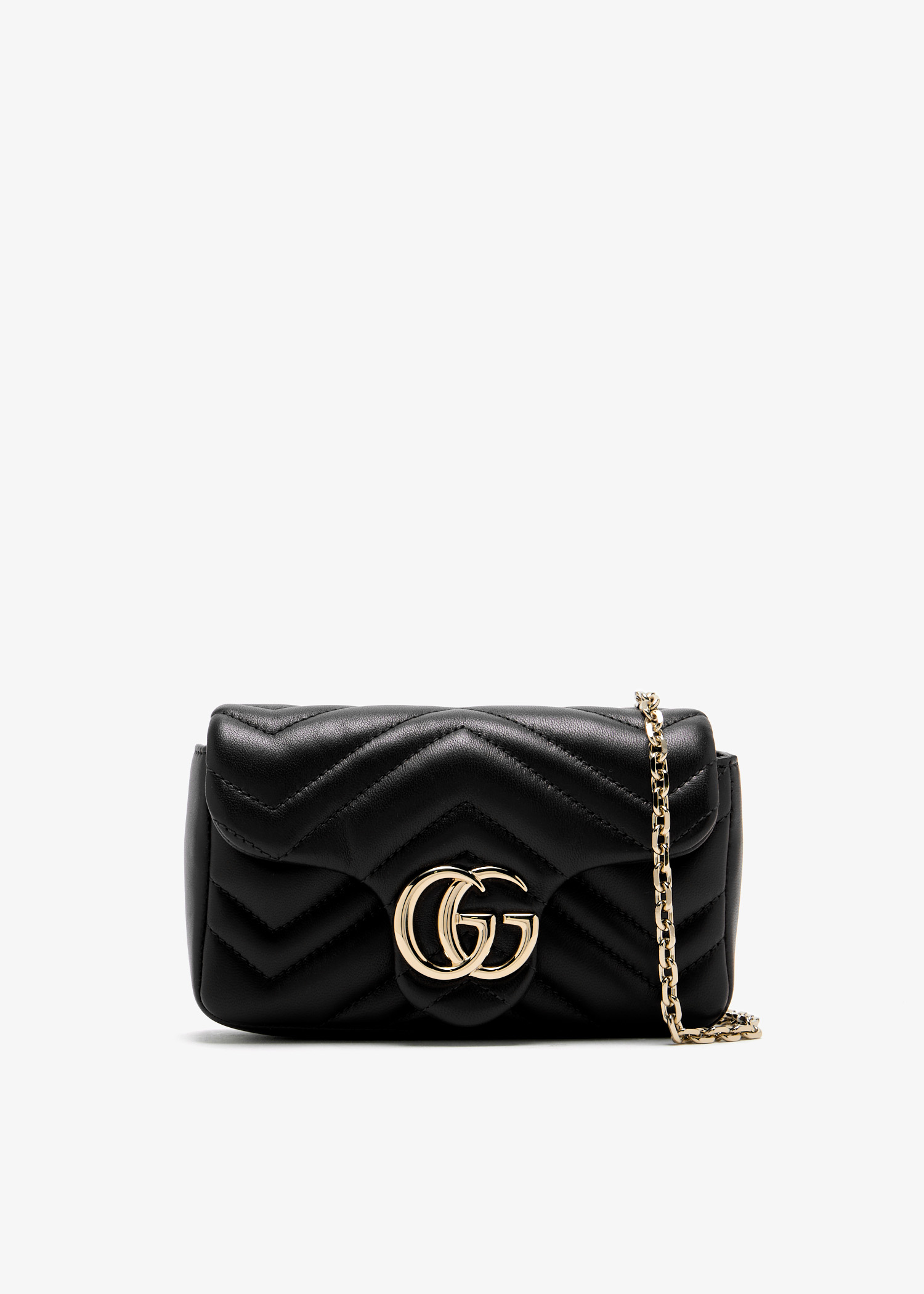 

GG Marmont super mini bag, Black