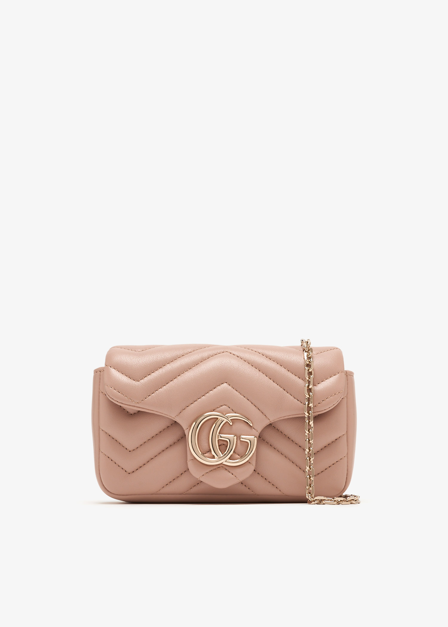

GG Marmont mini shoulder bag, Beige