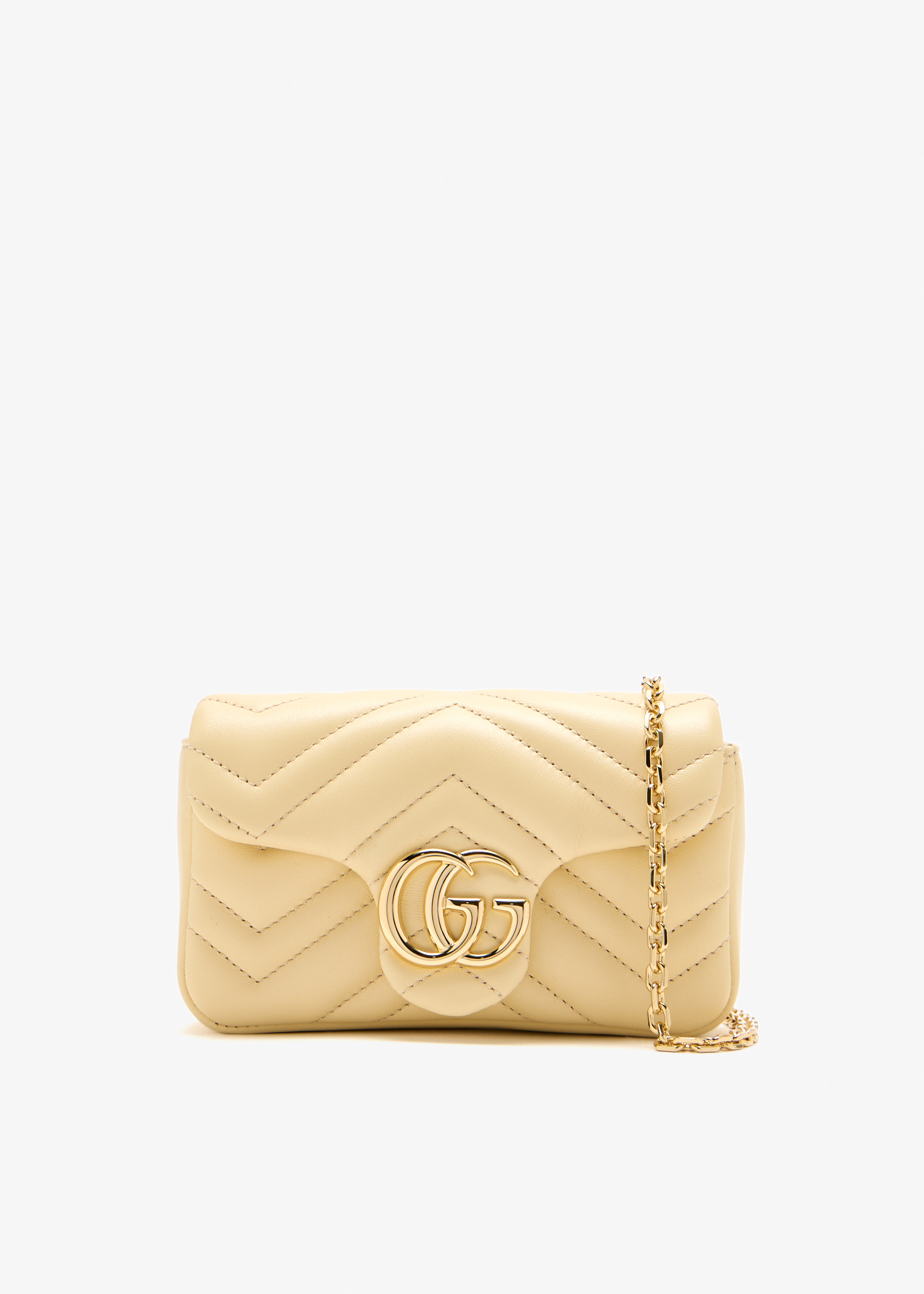 

GG Marmont mini shoulder bag, Yellow
