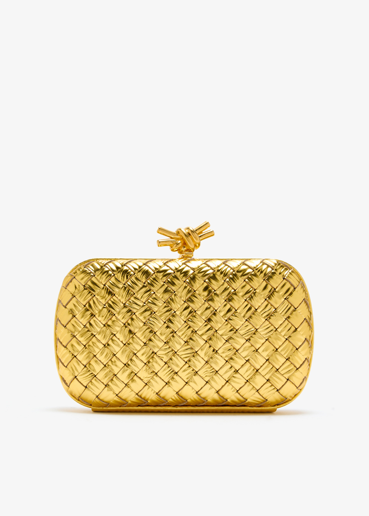 

Knot clutch, Gold