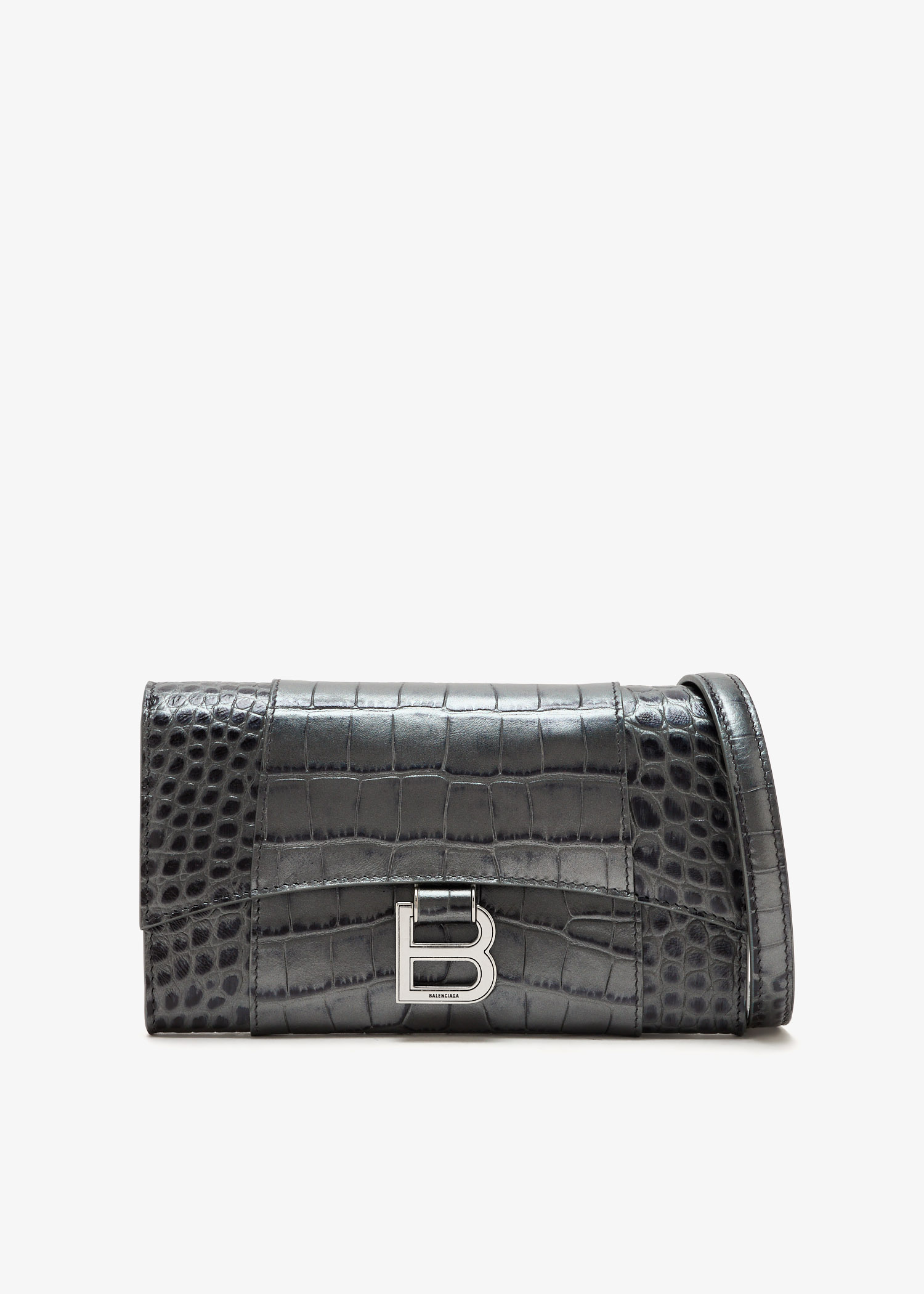 

Hourglass chain wallet, Grey